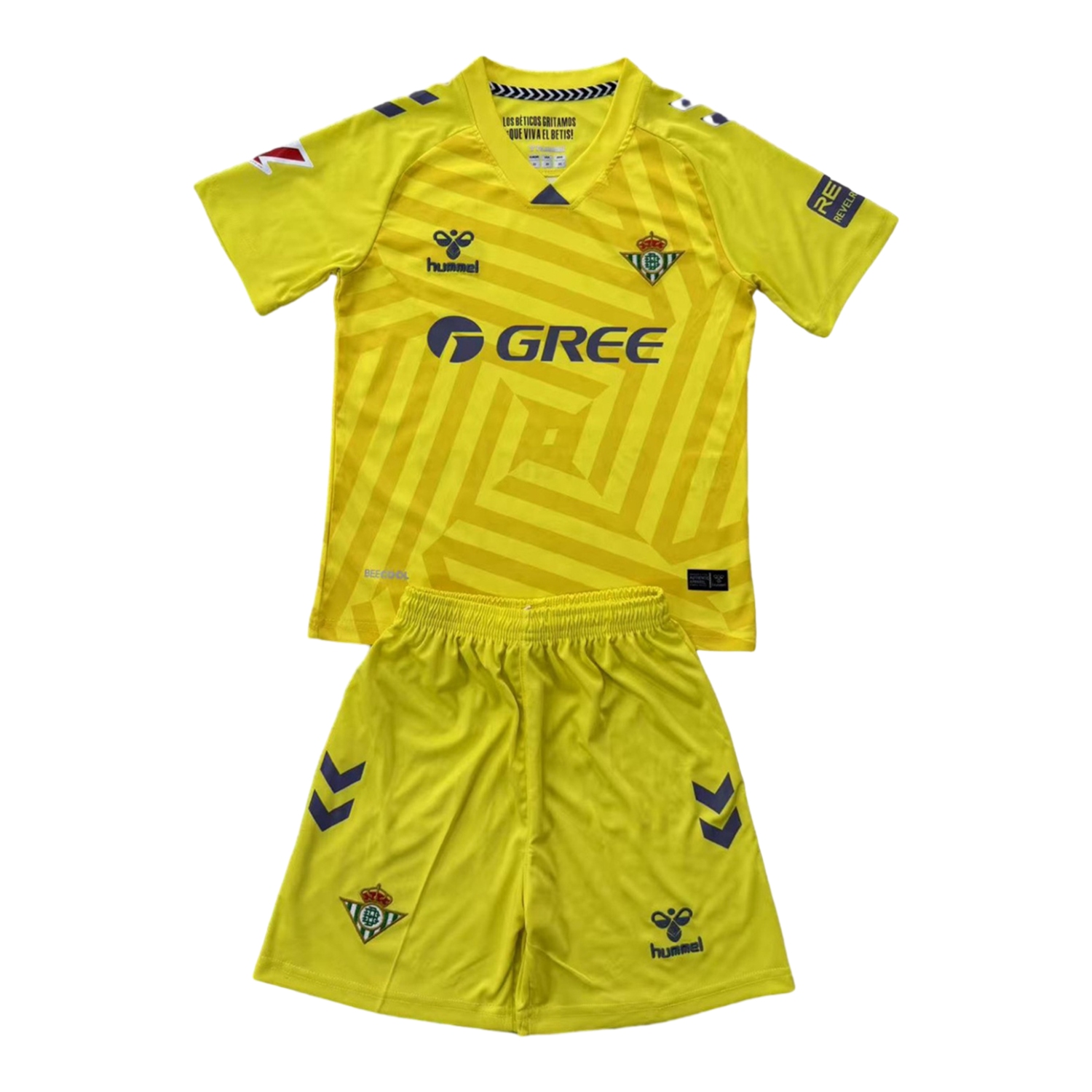 Real Betis 25-26 Yellow Goalkeeper Men's Adult Jersey Set - Fans Version - JerseysGala