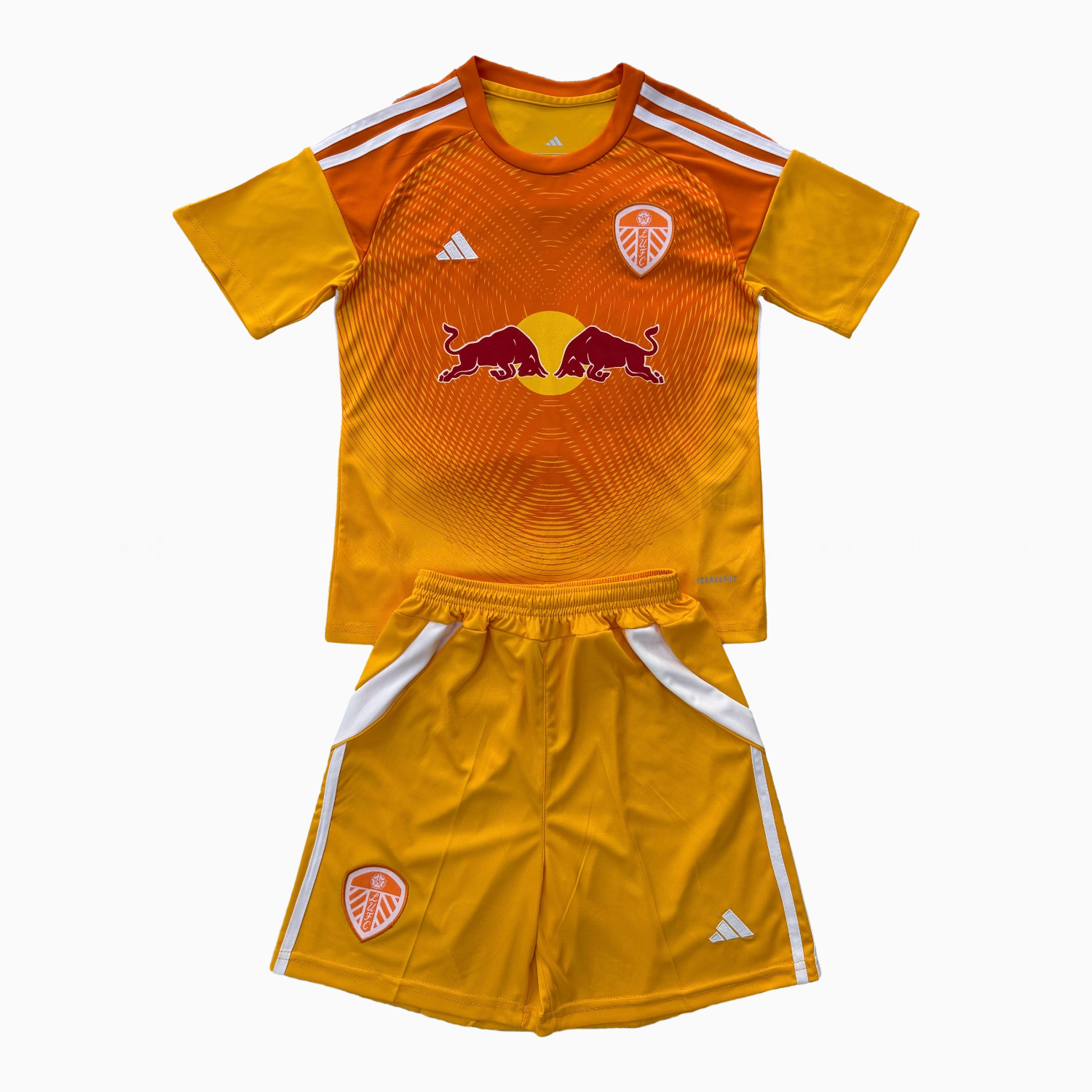 Leeds United 25-26 Orange Goalkeeper Men's Adult Jersey Set - Fans Version - JerseysGala