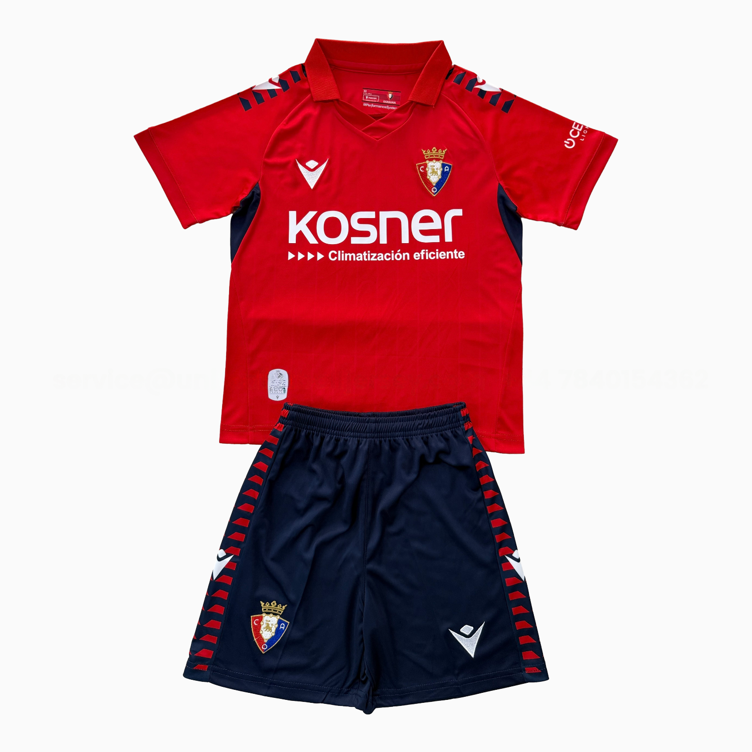 Osasuna 25-26 Home Men's Adult Jersey Set - Fans Version - JerseysGala