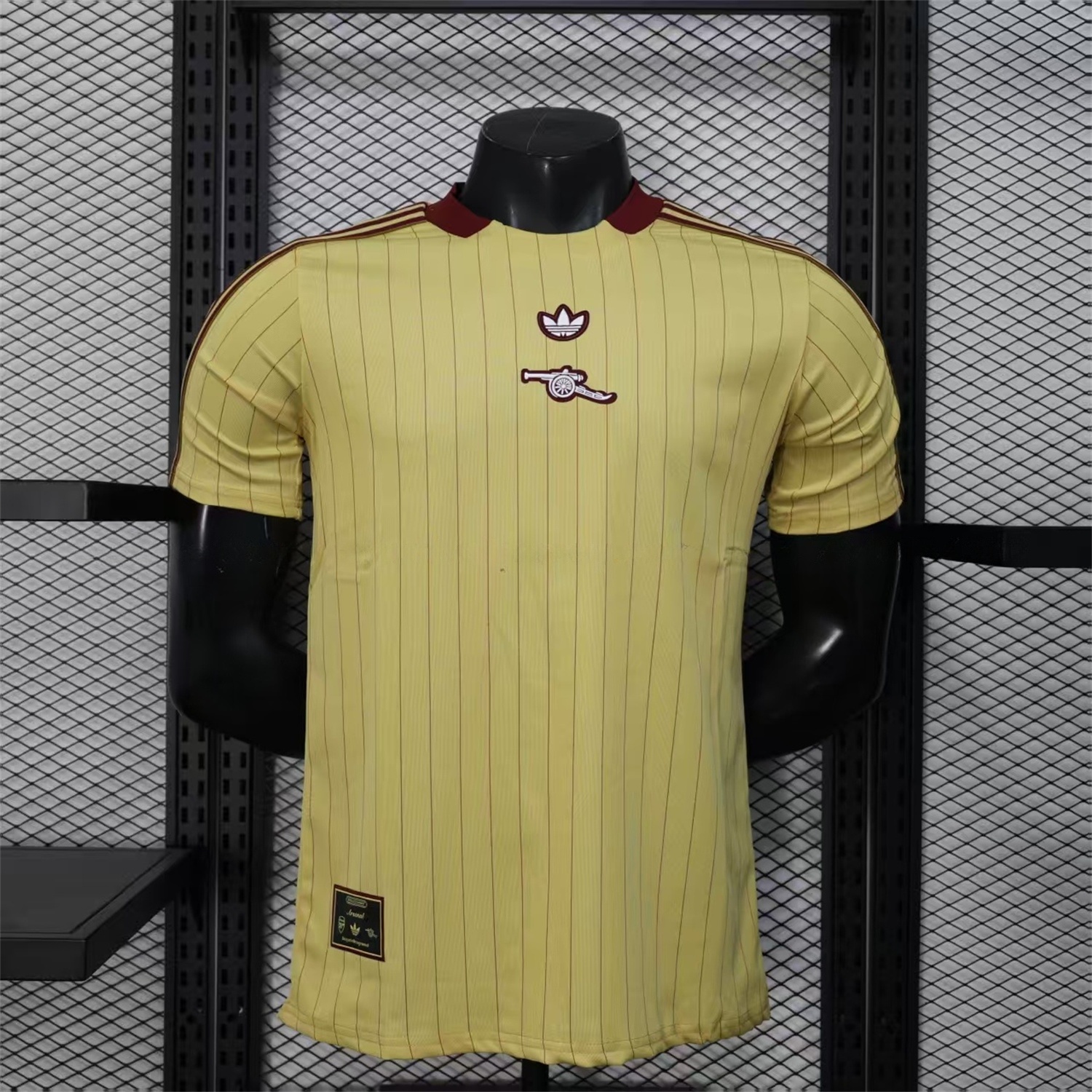 Arsenal 25-26 Trefoil Yellow Travel Jersey - Player Version - JerseysGala