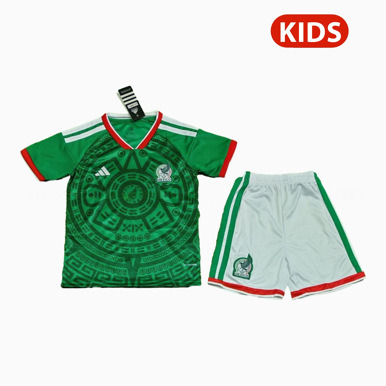Mexico 25-26 Home (Informal-release Version) Kids Kit - JerseysGala