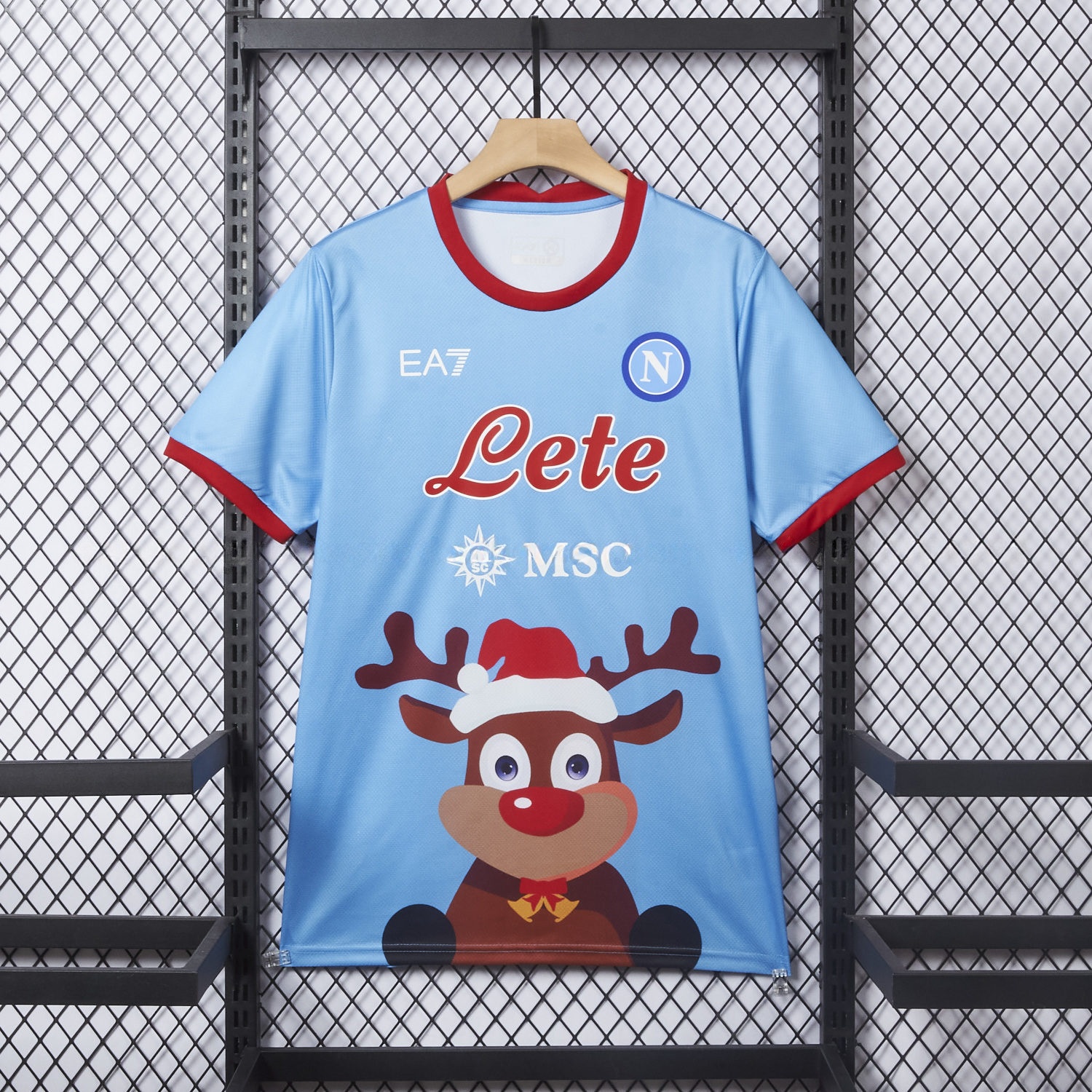 Napoli 25-26 Blue Christmas Elk Special Edition Jersey - Fans Version - JerseysGala