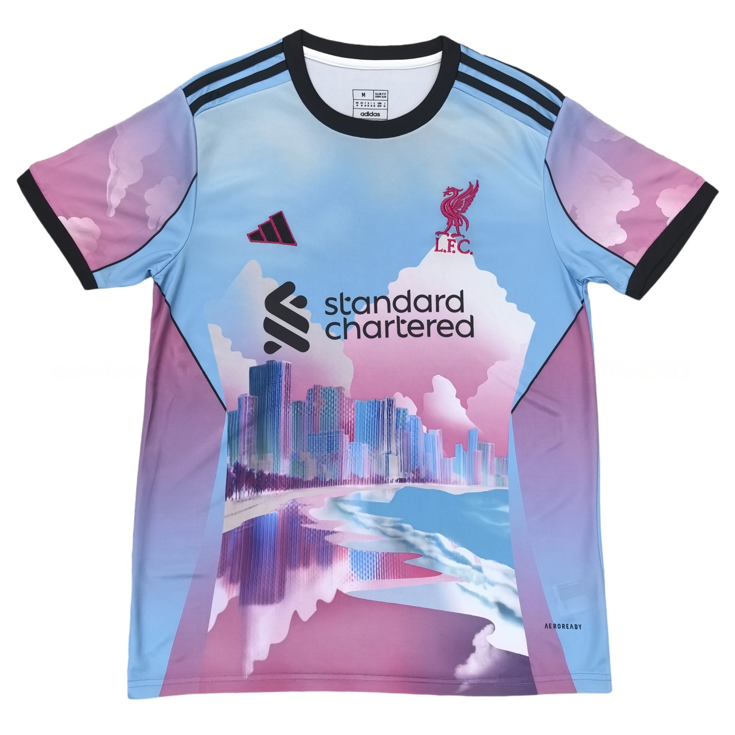 Liver.pool 25-26 Pink And Blue City Special Jersey - Fans Version - JerseysGala