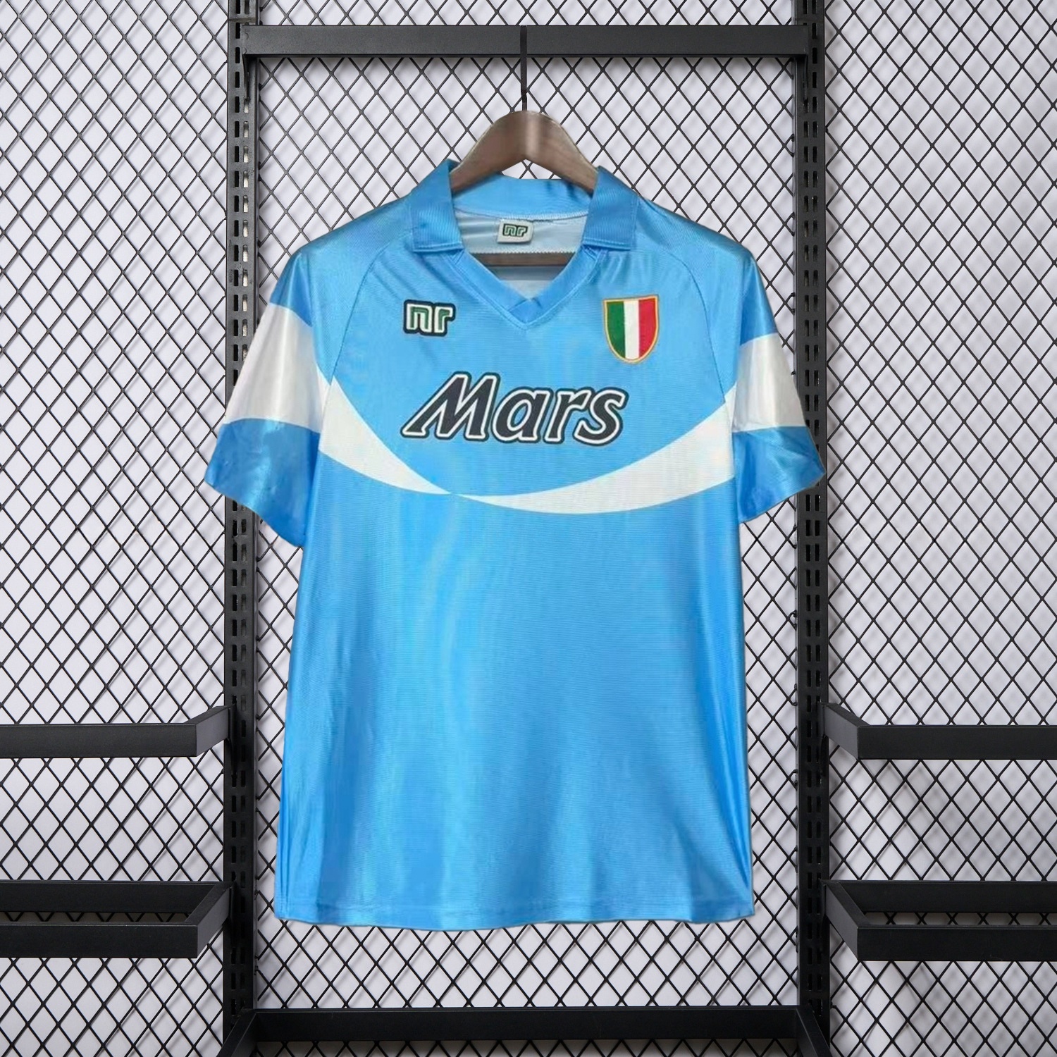 Retro Napoli 1990-91 Home 2 Sky Blue And White Jersey - JerseysGala