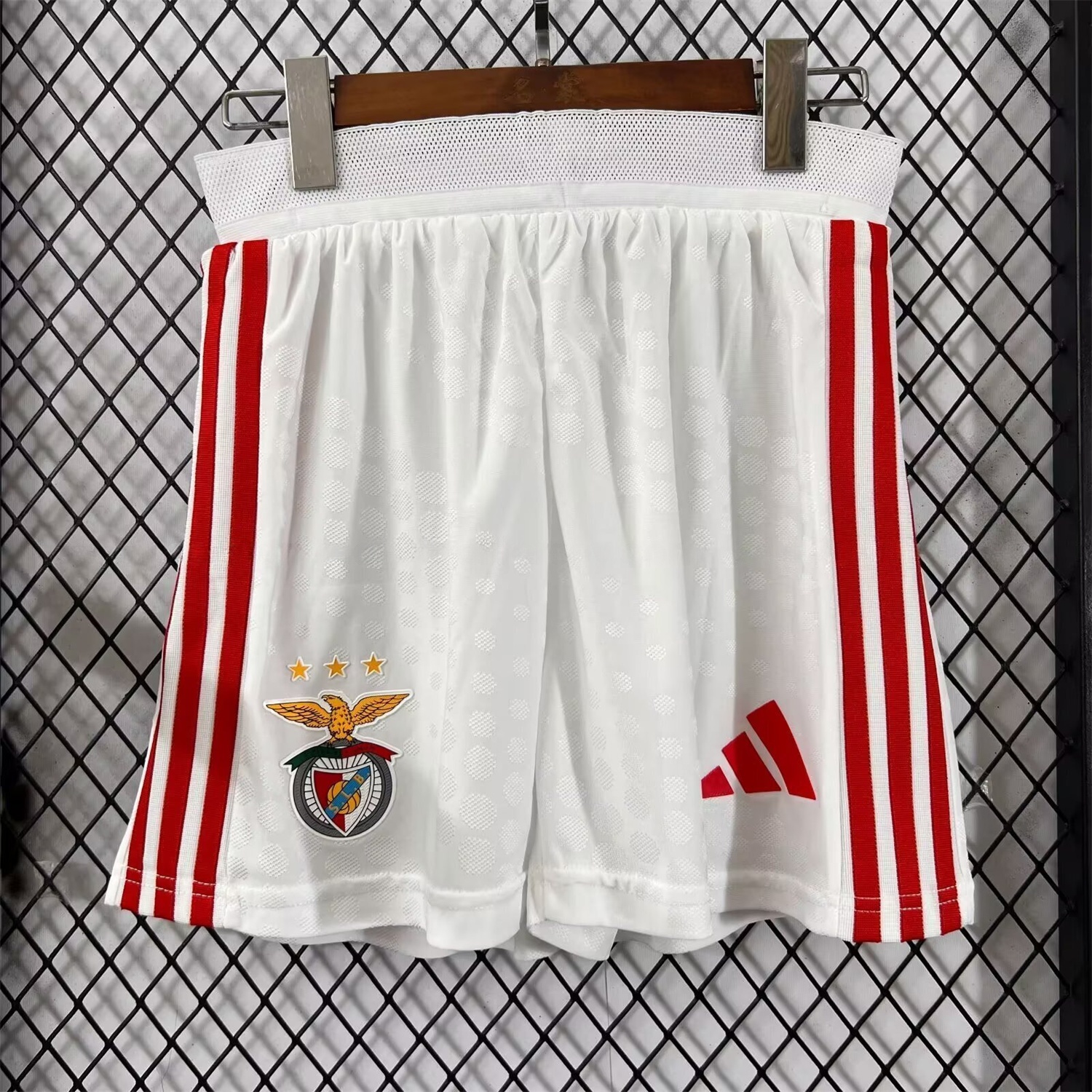 Benfica 25-26 Home White Shorts - Player Version - JerseysGala