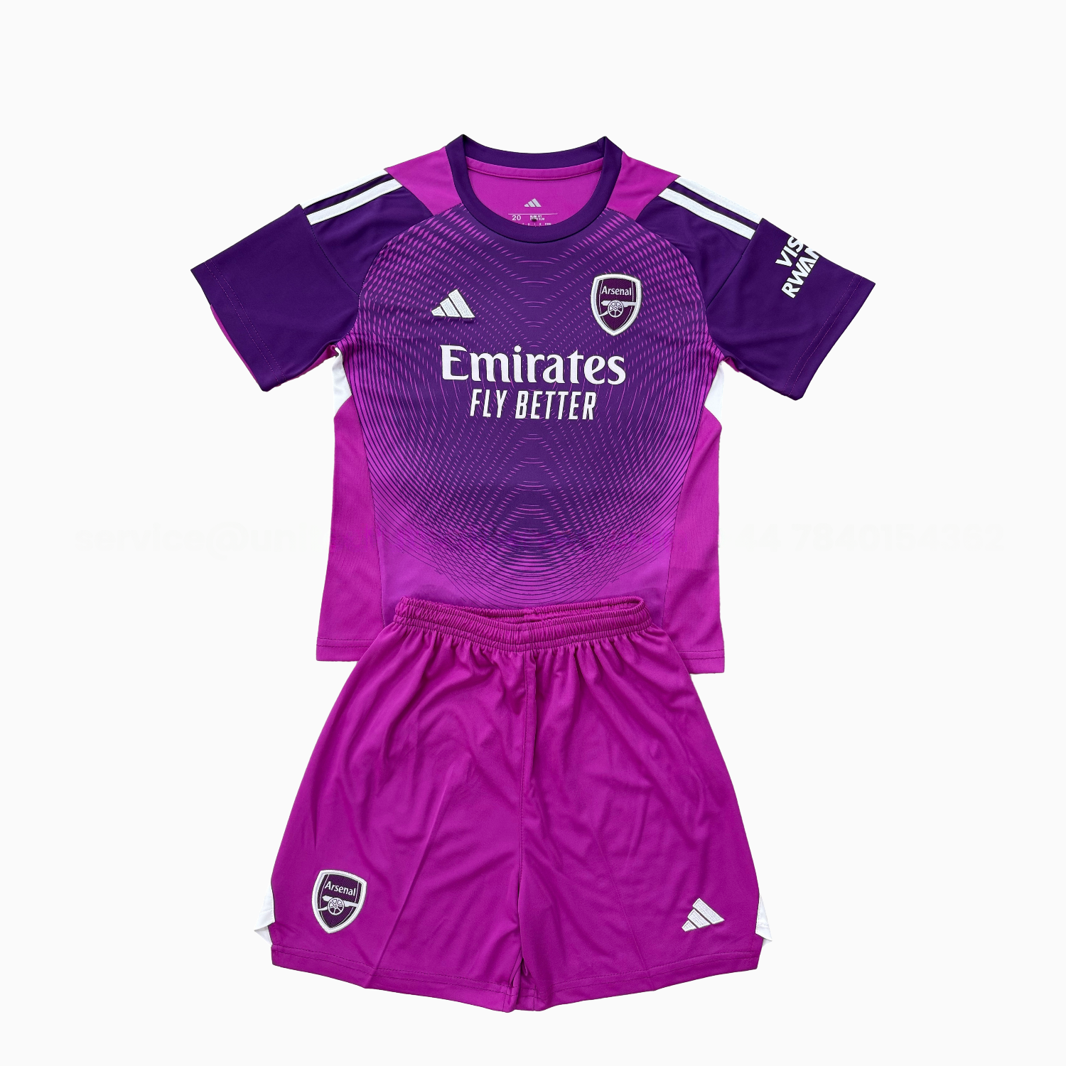 Arsenal 25-26 Purple Goalkeeper Men's Adult Jersey Set - Fans Version - JerseysGala