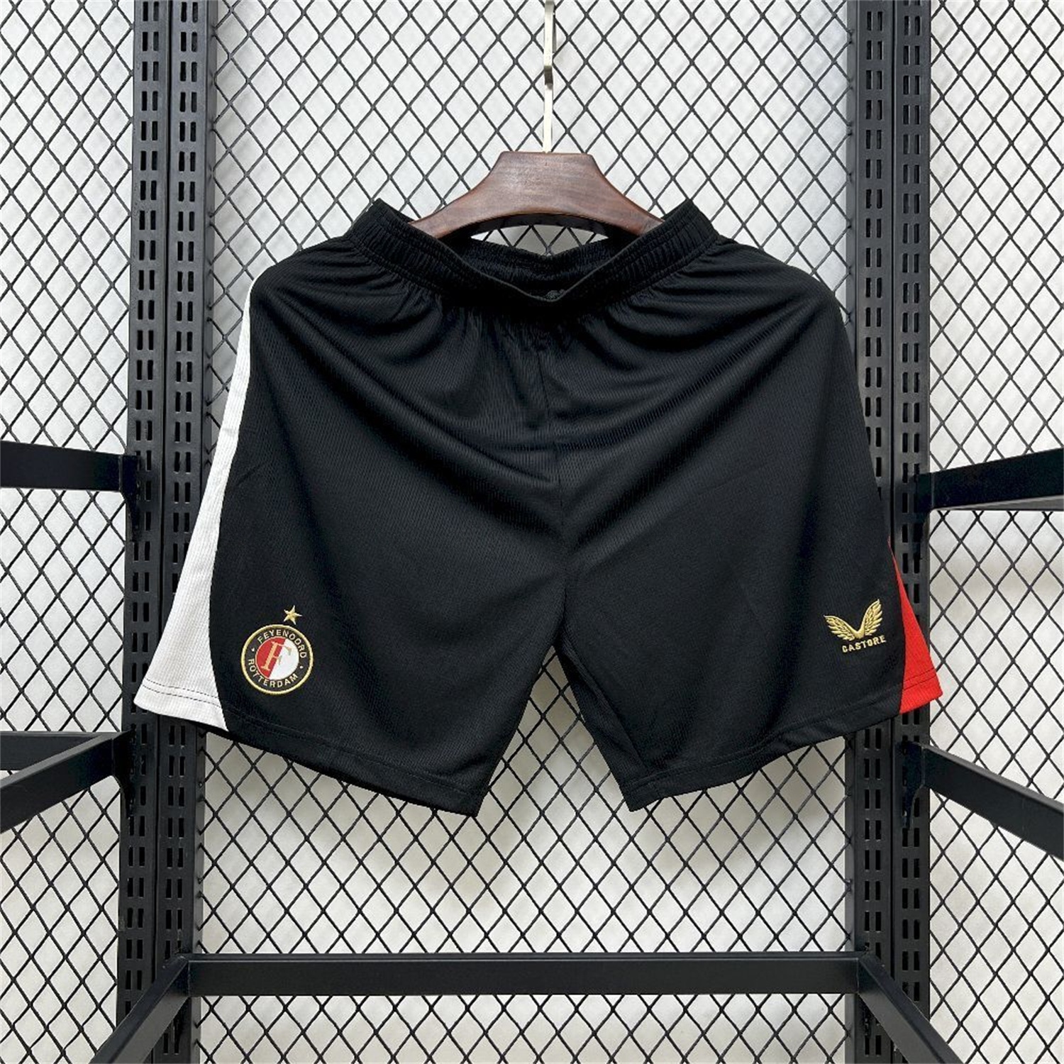Feyenoord 25-26 Home Black Shorts - Fans Version - JerseysGala
