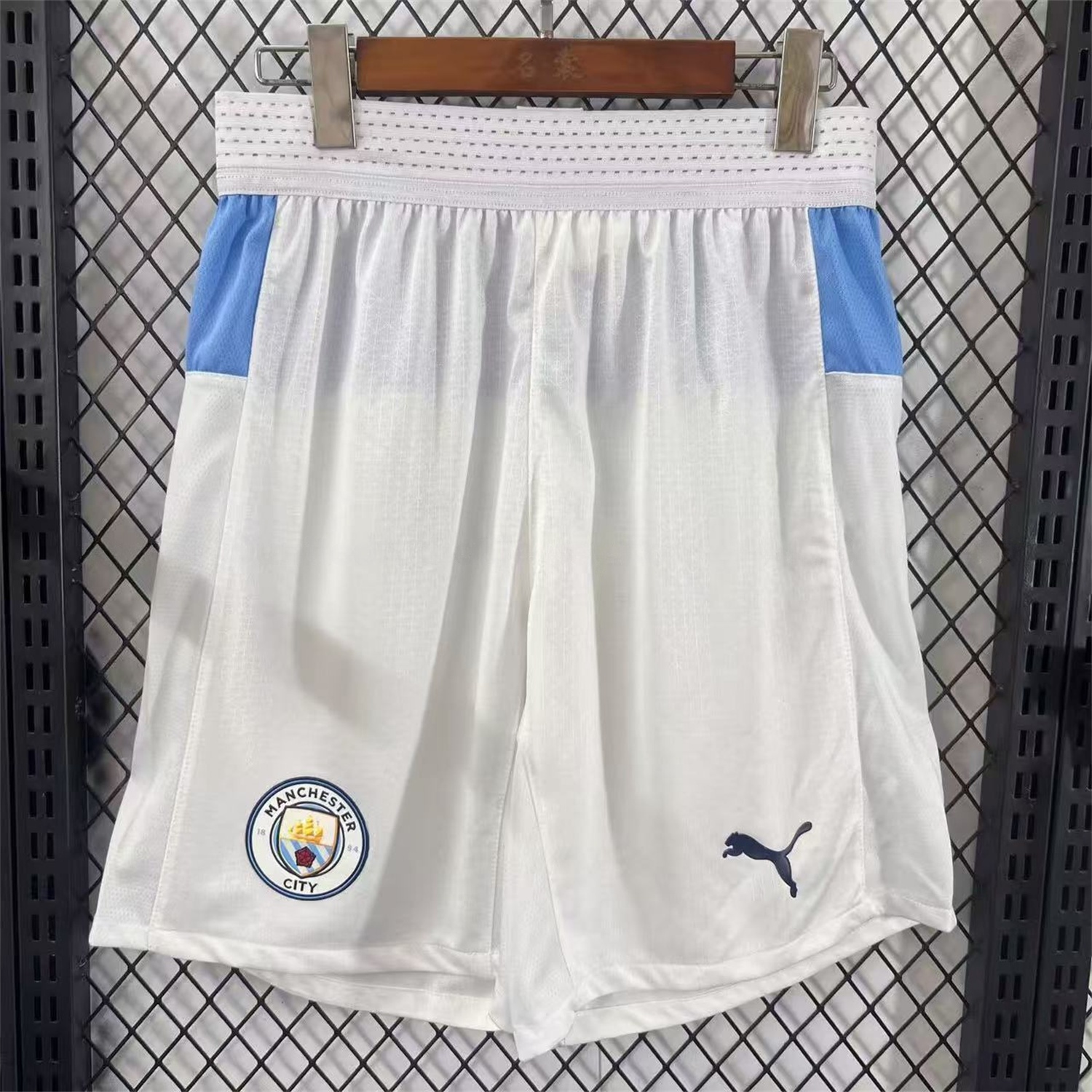 Manchester City 25-26 Home White Shorts - Player Version - JerseysGala