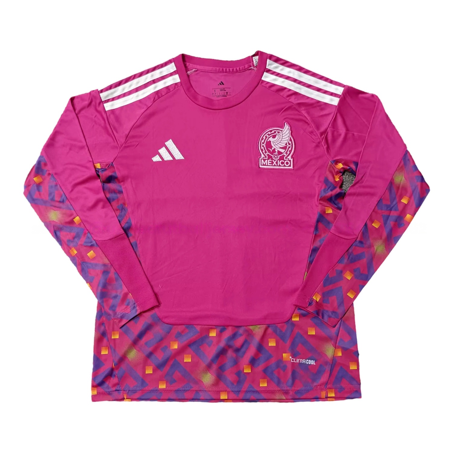 Mexico 25-26 Pink Goalkeeper Long Sleeves Jersey (Leaked Version) - Fans Version - JerseysGala