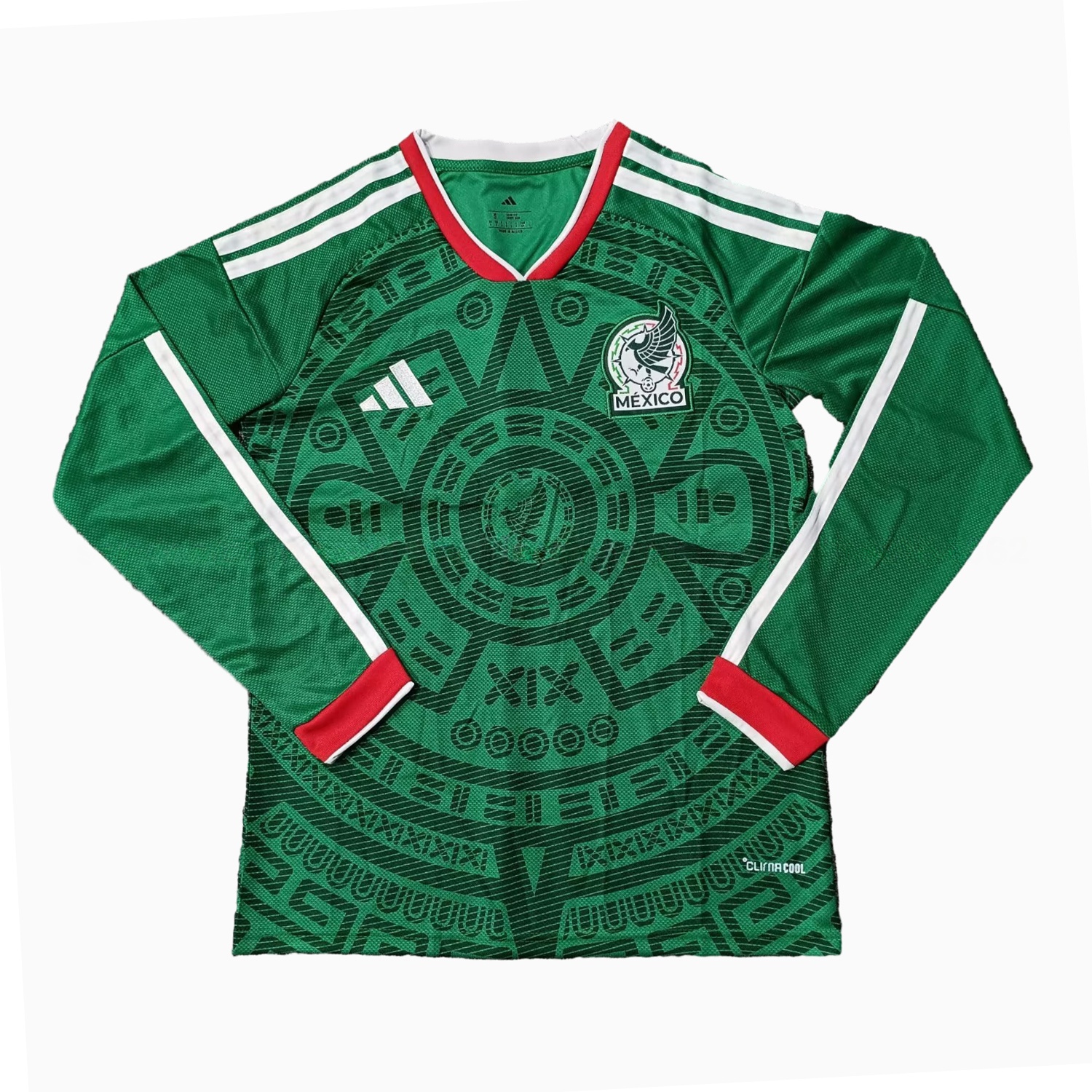 Mexico 25-26 Home Long Sleeves Jersey (Leaked Version) - Fans Version - JerseysGala