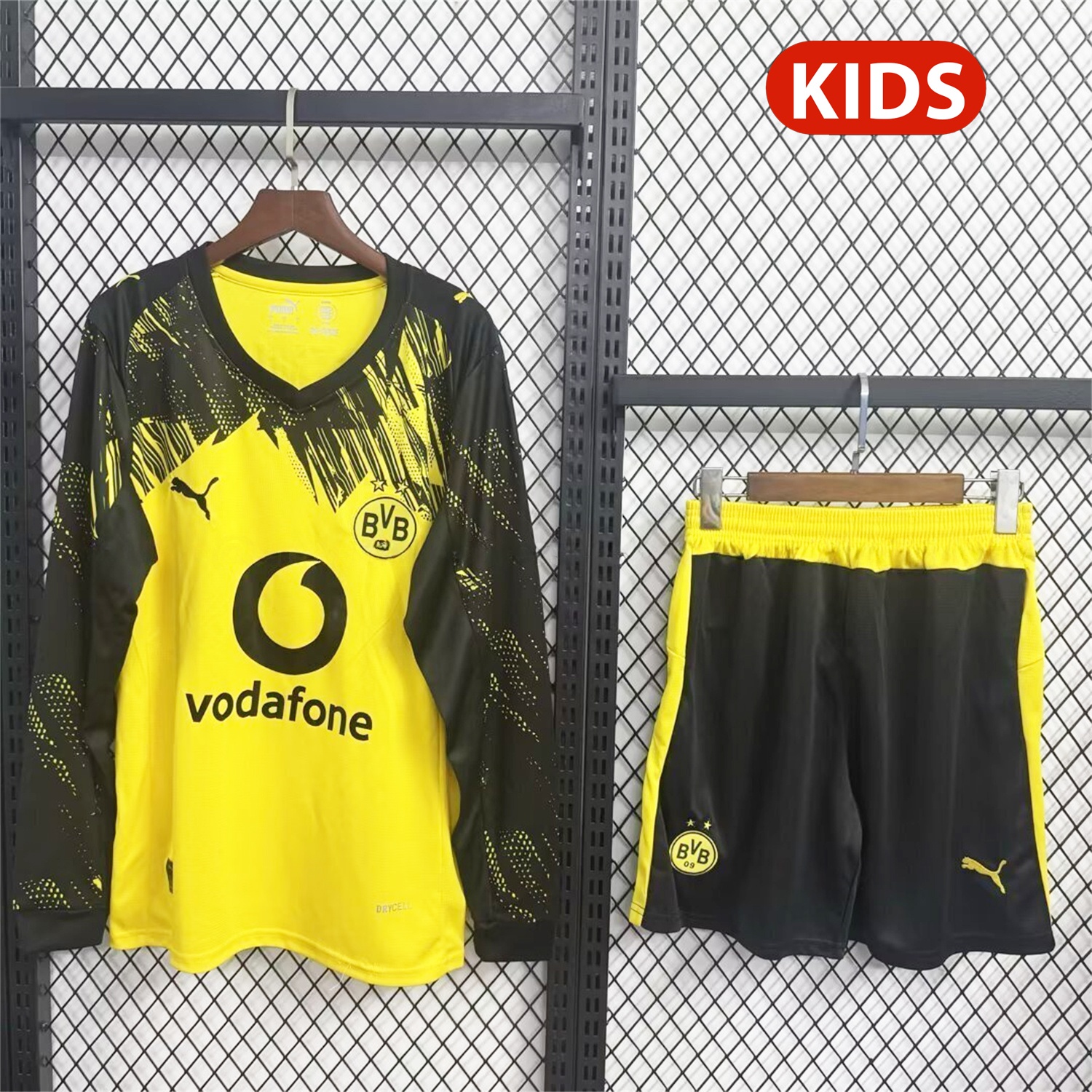 Dortmund 25-26 Home Long Sleeves Kids Kit - JerseysGala