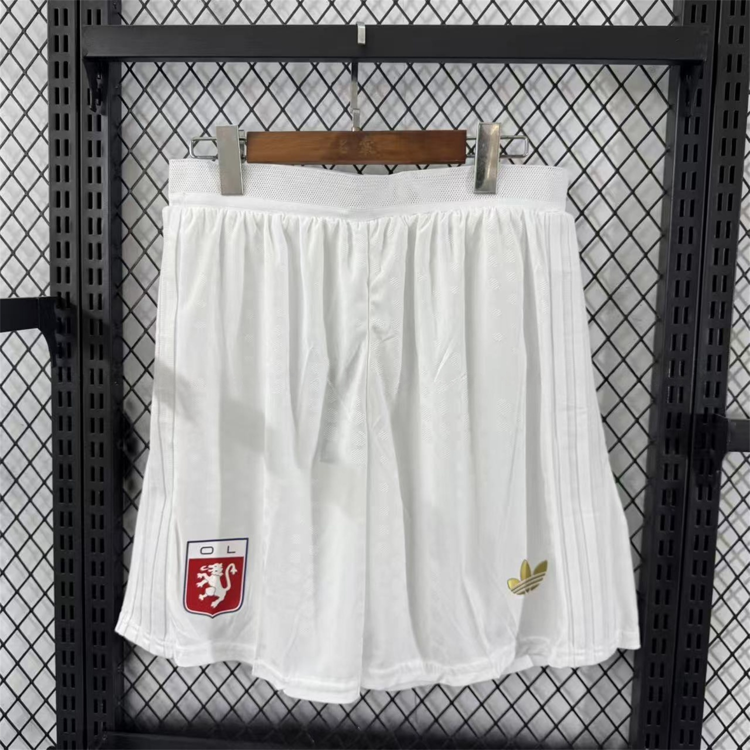 Lyon 25-26 Anniversary White Shorts - Player Version - JerseysGala