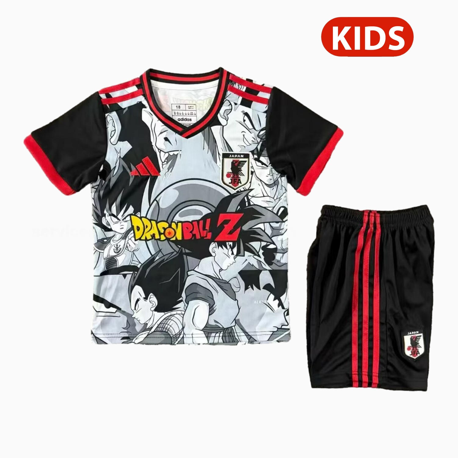 Japan 25-26 Dragon Z Comic Style Special Kids Kit - JerseysGala