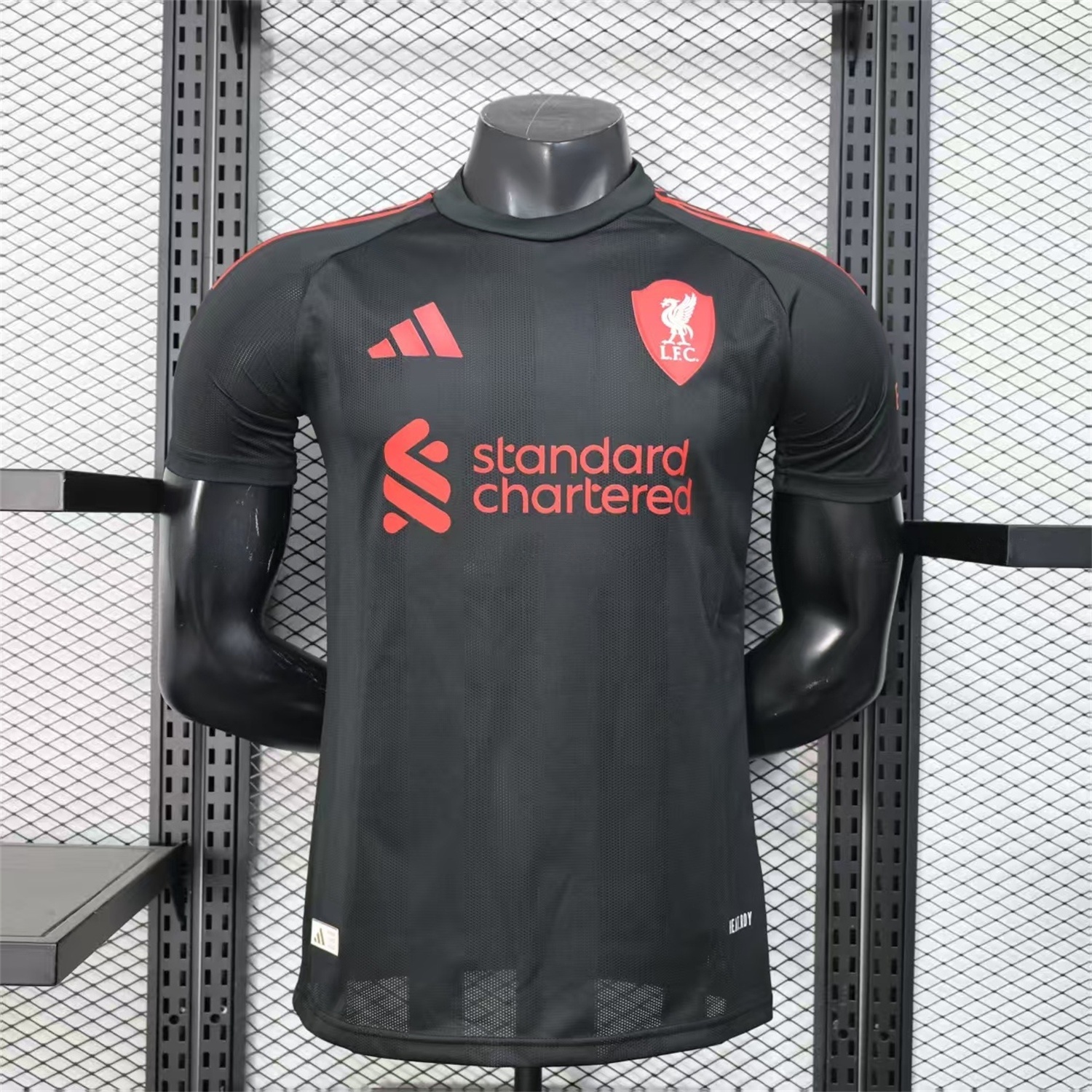 Liver.pool 25-26 Black Special Whit Red Sponsor Jersey - Player Version - JerseysGala