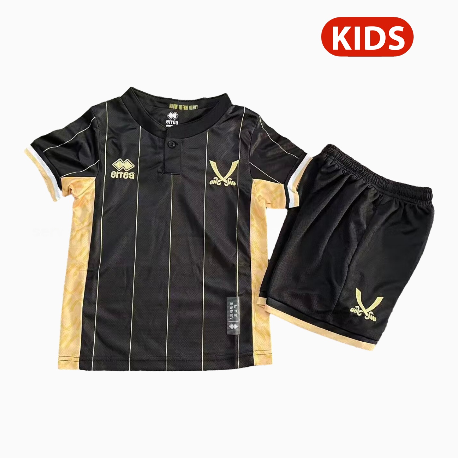 Sheffield United 25-26 Black Goalkeeper Kids Kit - JerseysGala