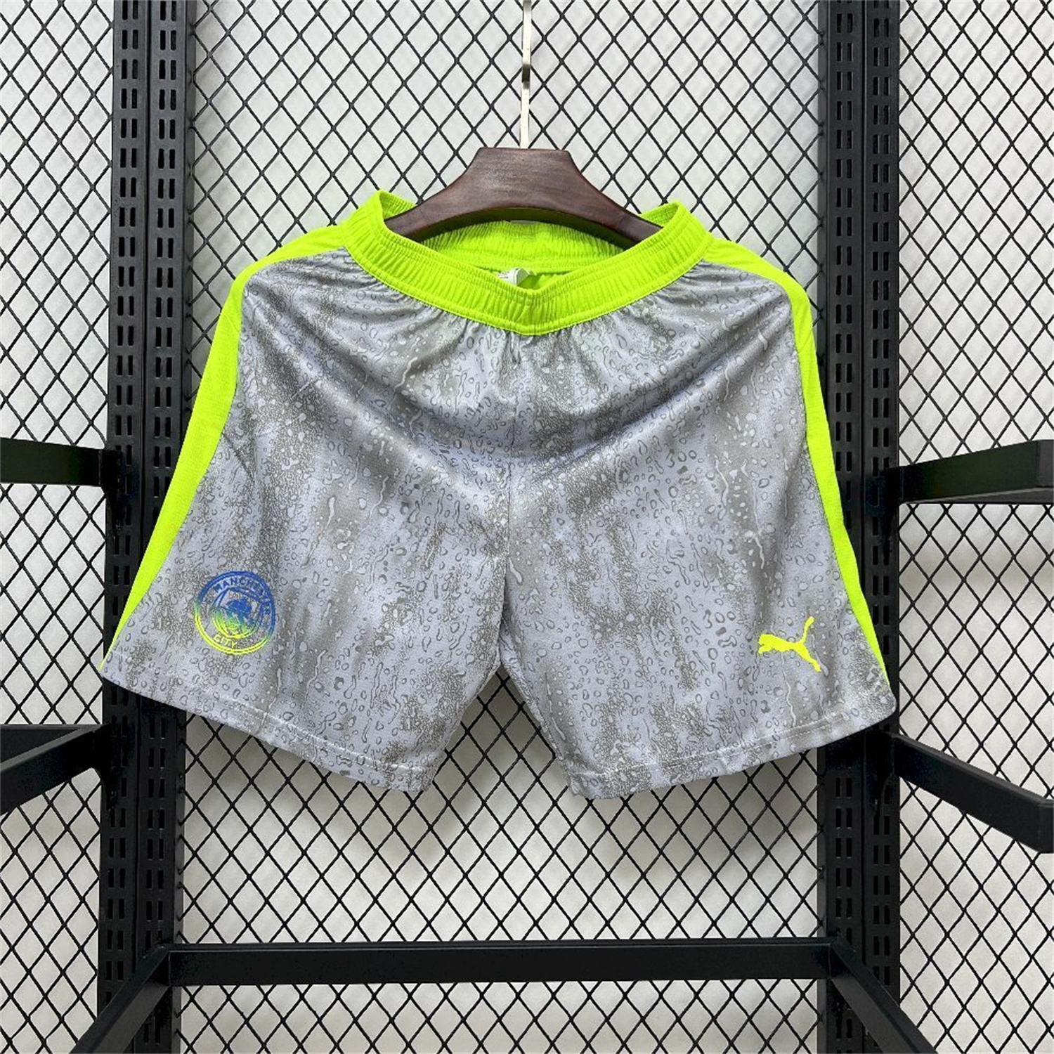 Manchester City 25-26 Third Grey Shorts - Fans Version - JerseysGala