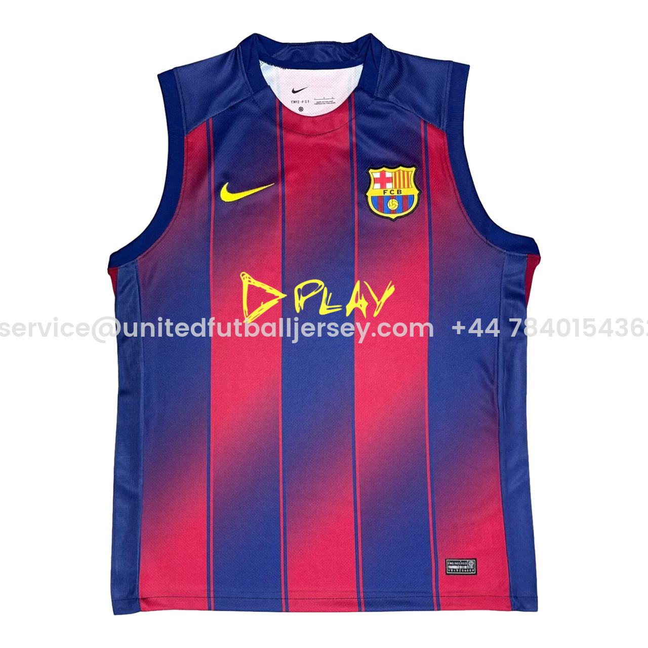 Barcelona 25-26 Ed Sheeran Home Special Vest - JerseysGala