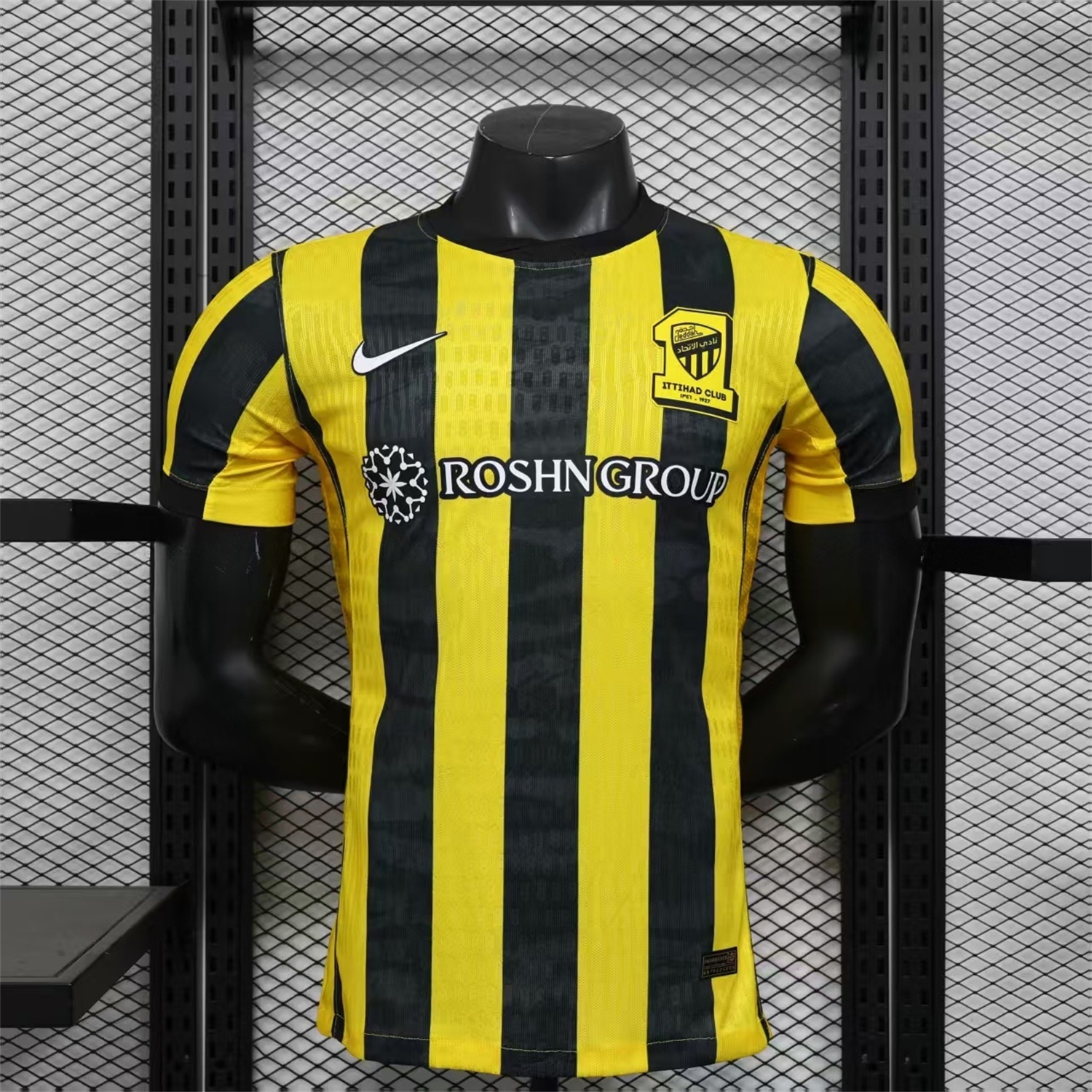 Al Ittihad Jeddah United 25-26 Home Yellow New Sponsors Jersey - Player Version - JerseysGala