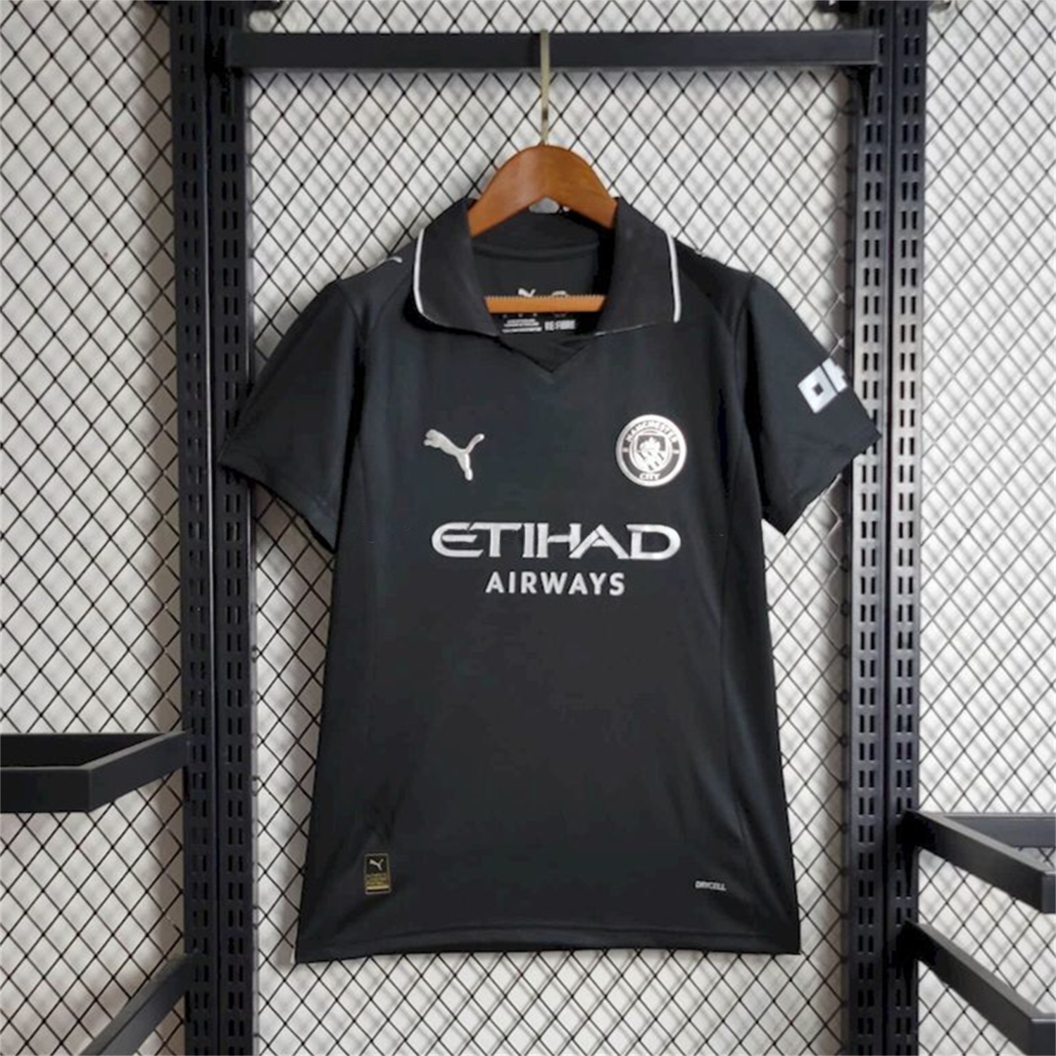 Women's Manchester City 25-26 Away Black Jersey - JerseysGala