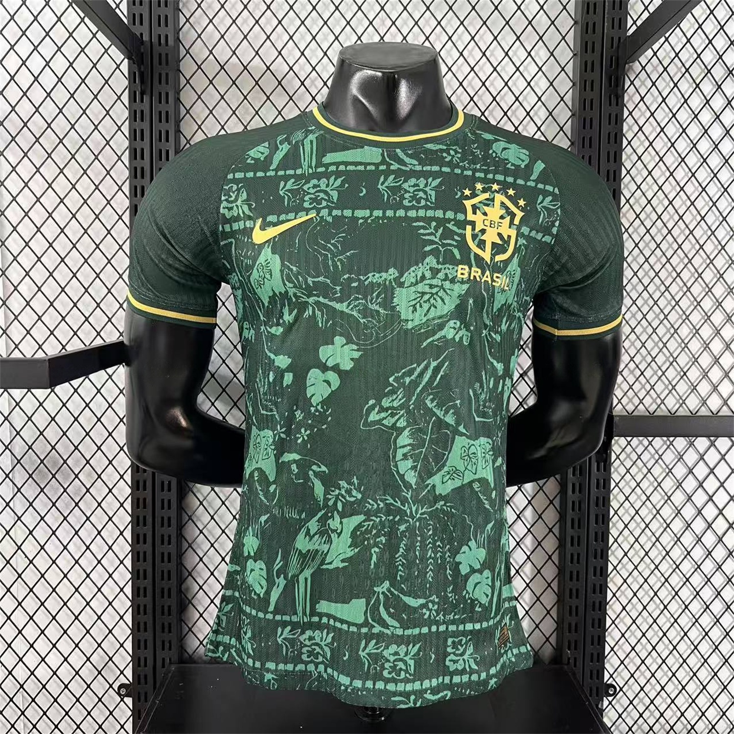 Brazil 25-26 Green Leaves Jersey - Player Version - JerseysGala