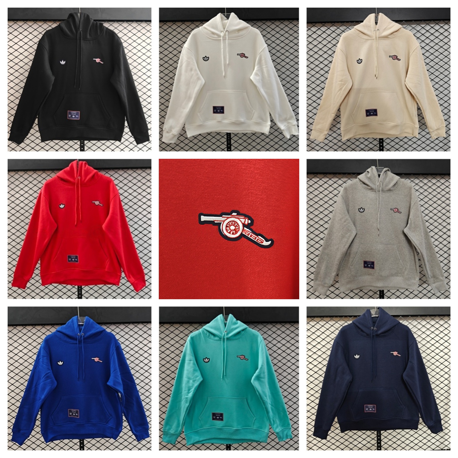 Arsenal 25-26 Originals Terrace Icon Unisex Pullover Hoodie - JerseysGala