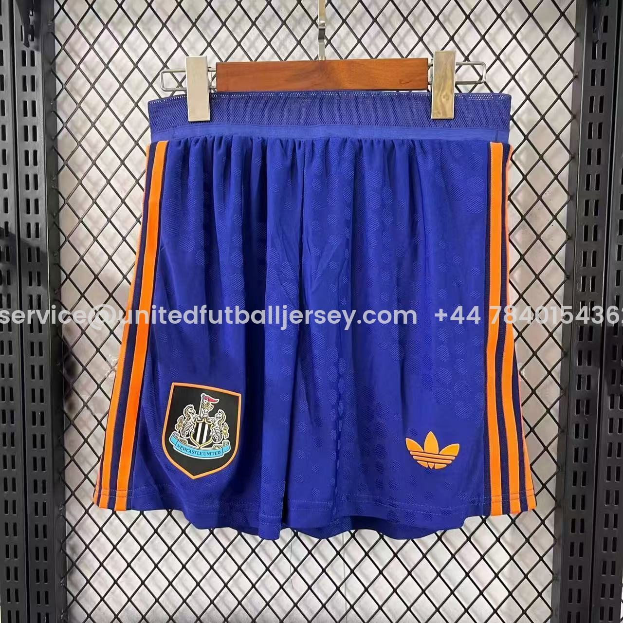 Newcastle United 25-26 Third Blue Shorts - Player Version - JerseysGala