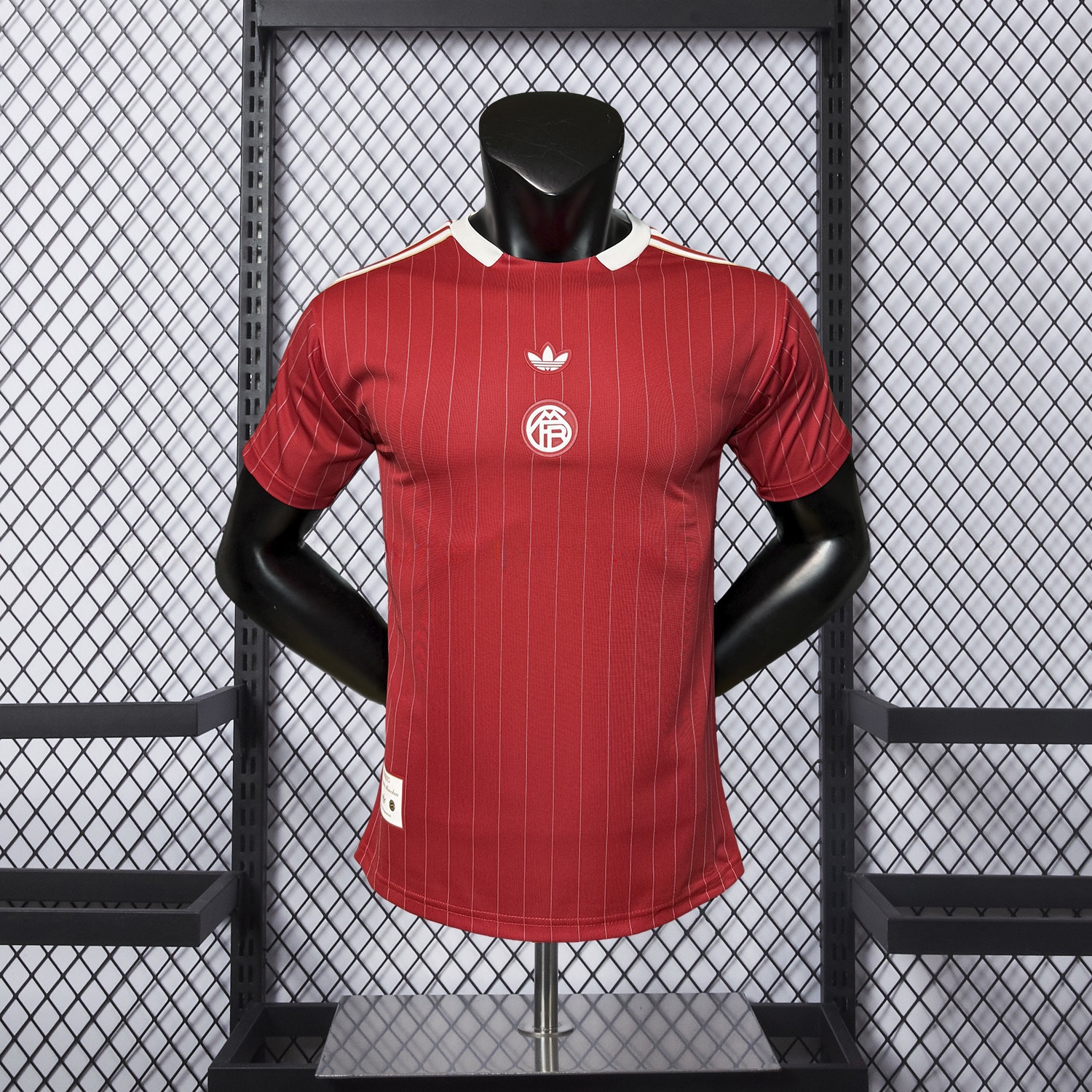 Bayern Munich 25-26 Trefoil Red And White Travel Jersey - Player Version - JerseysGala