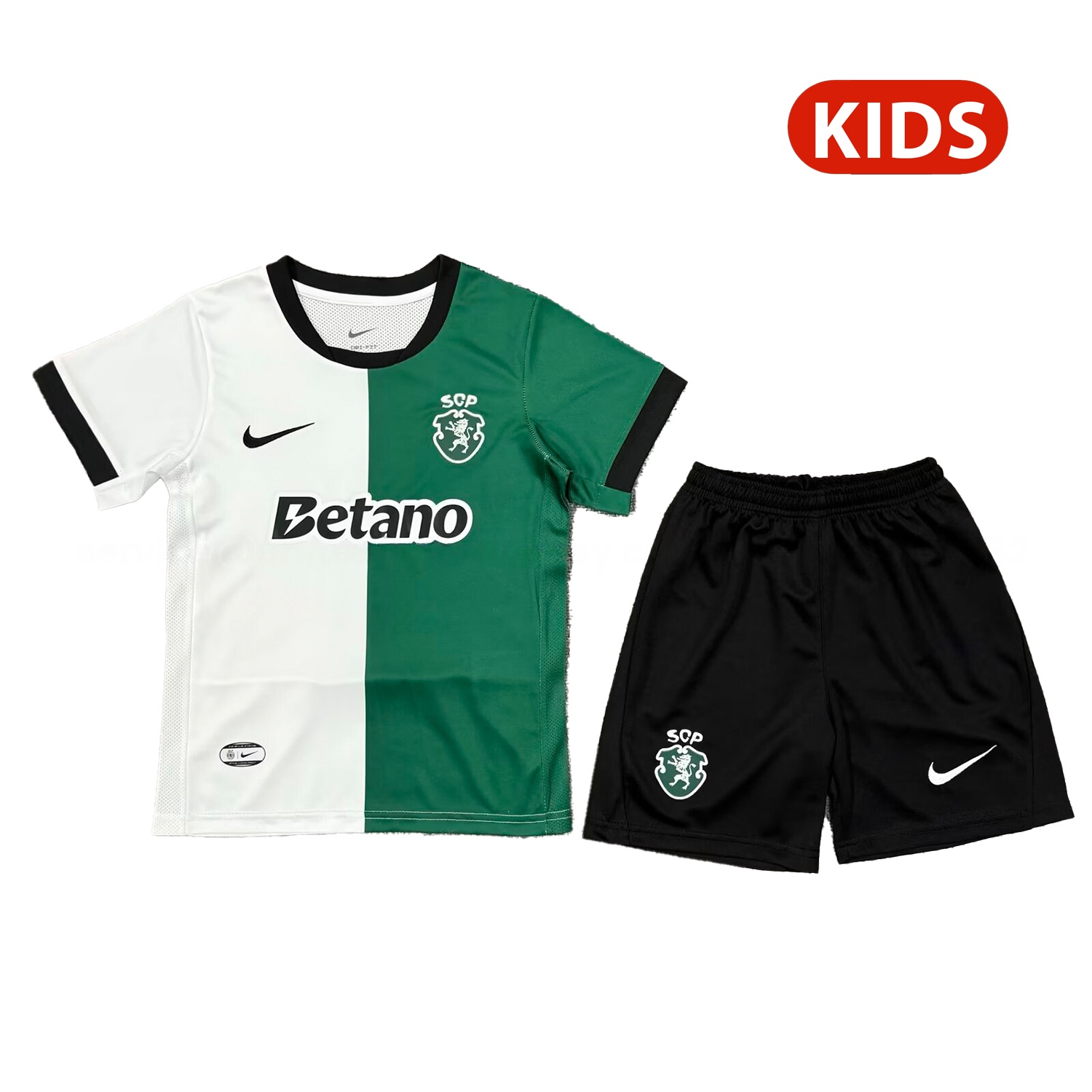 Sporting CP 25-26 Green And White Special Kids Kit - JerseysGala