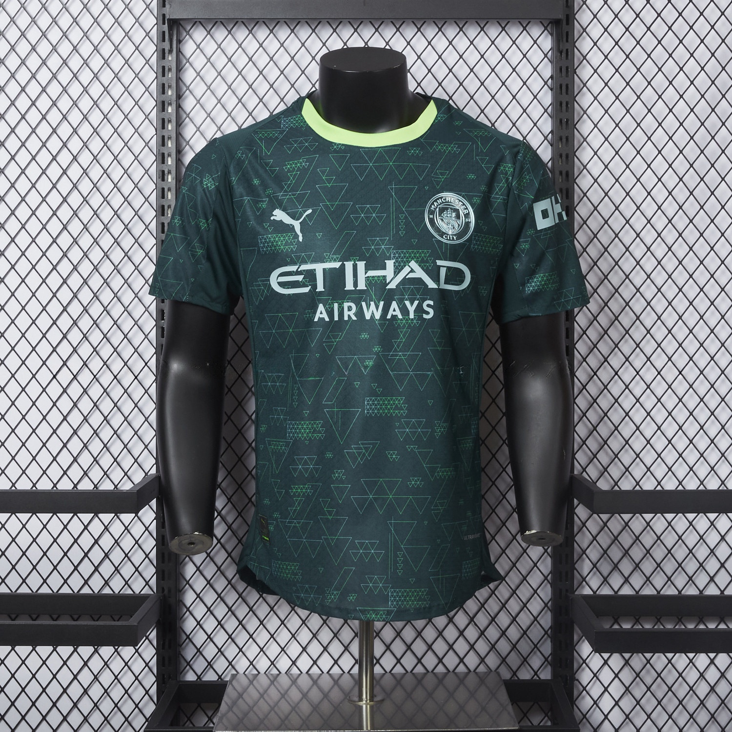 Manchester City 25-26 Fourth Green Jersey - Player Version - JerseysGala