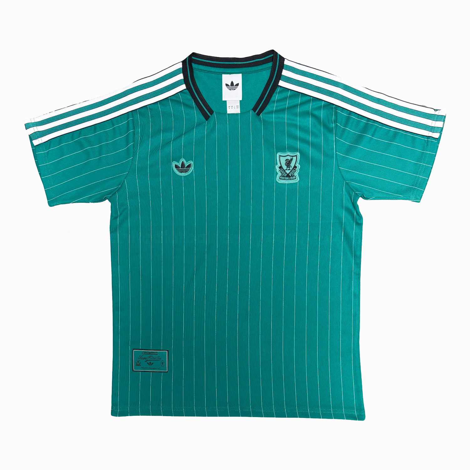 Liver.pool 25-26 Icon Range Travel Special Edition Cyan Jersey - Fans Version - JerseysGala