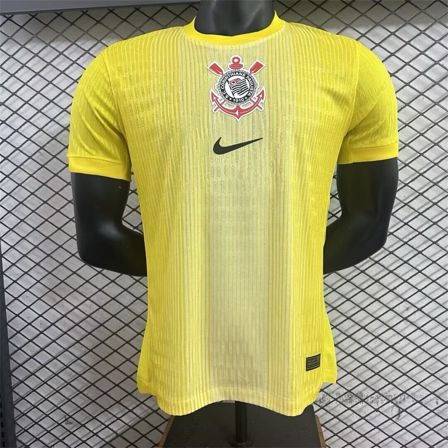Corinthians 25-26 Goalkeeper Yellow Jersey - Player Version - JerseysGala