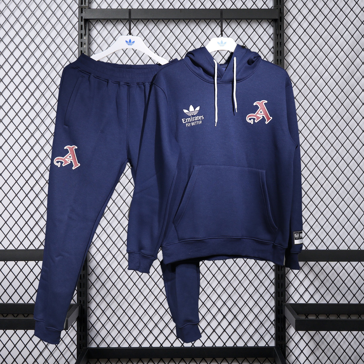 Arsenal 25-26 Pure Color Training Set - Dark Blue Top and Dark Blue Pants - JerseysGala