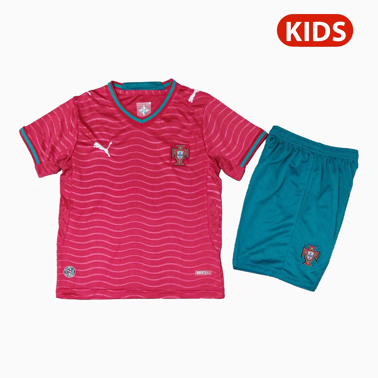 Portugal 2026 Home Kids Kit - JerseysGala