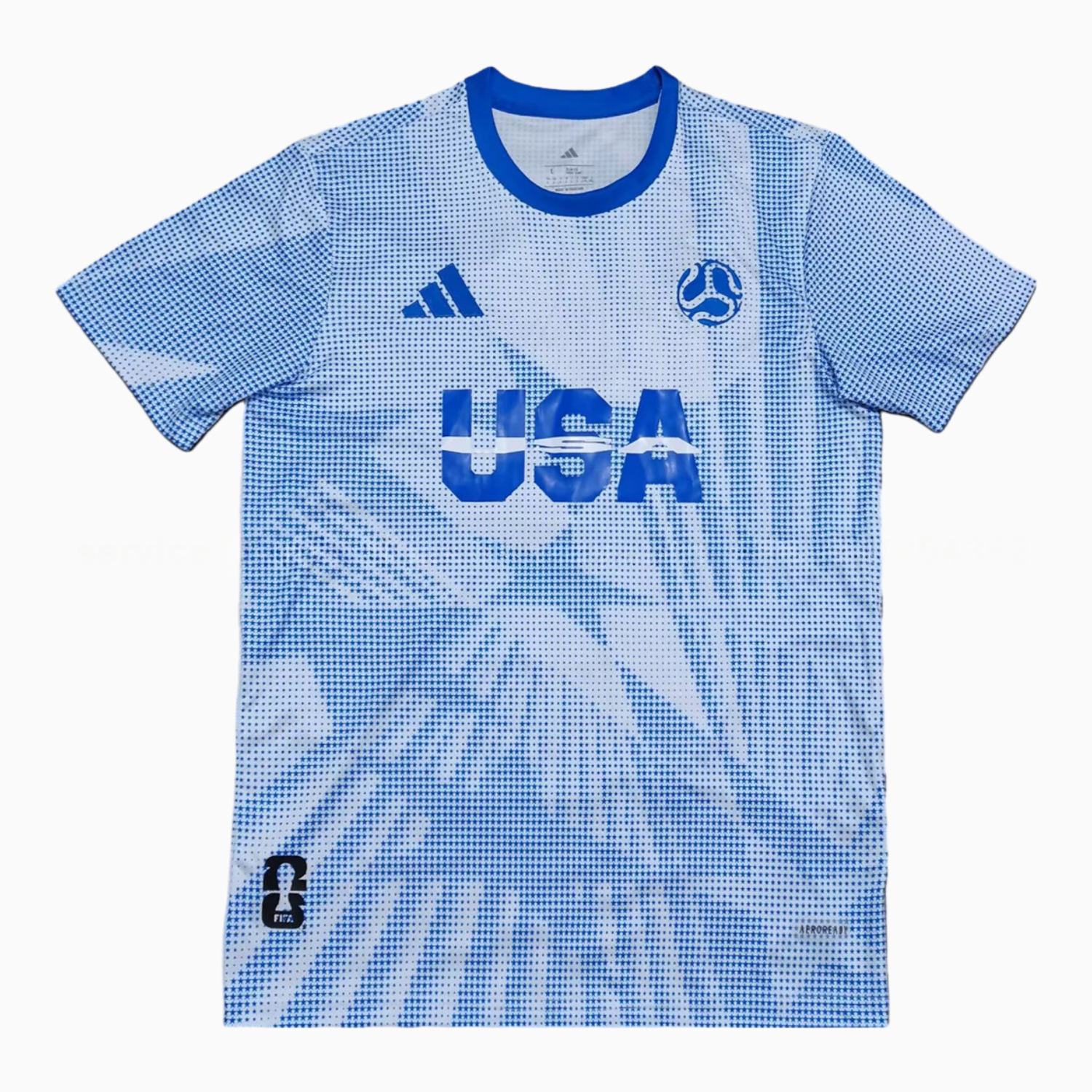 United States USA 25-26 World Cup Promotion Blue Jersey - Fans Version - JerseysGala