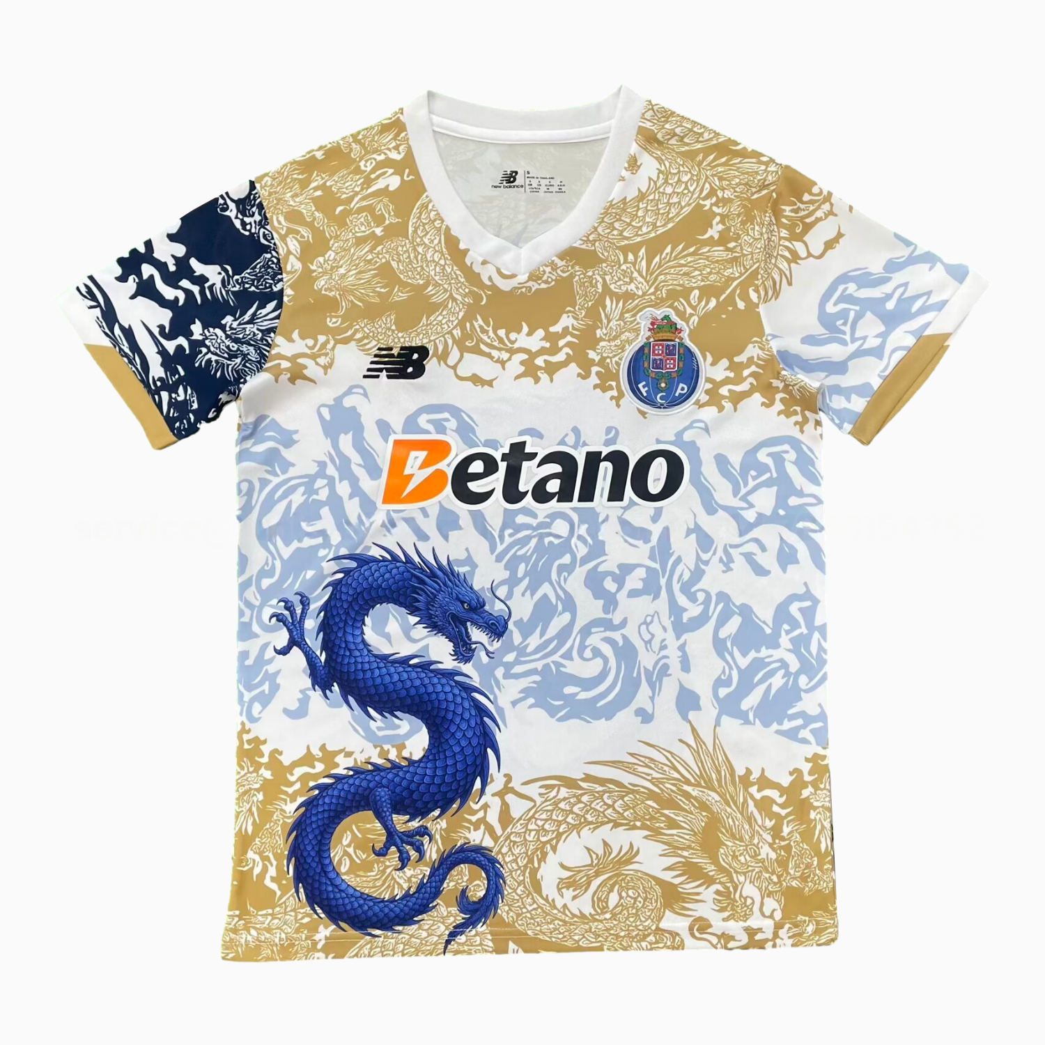 Porto 25-26 Blue Dragon Yellow And White Jersey - Fans Version - JerseysGala