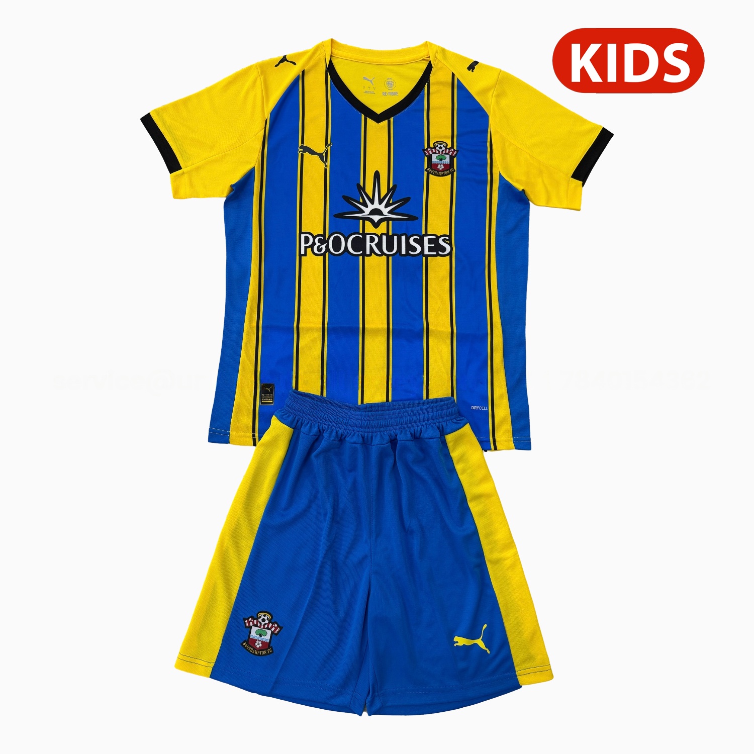 Southampton 25-26 Away Kids Kit - JerseysGala