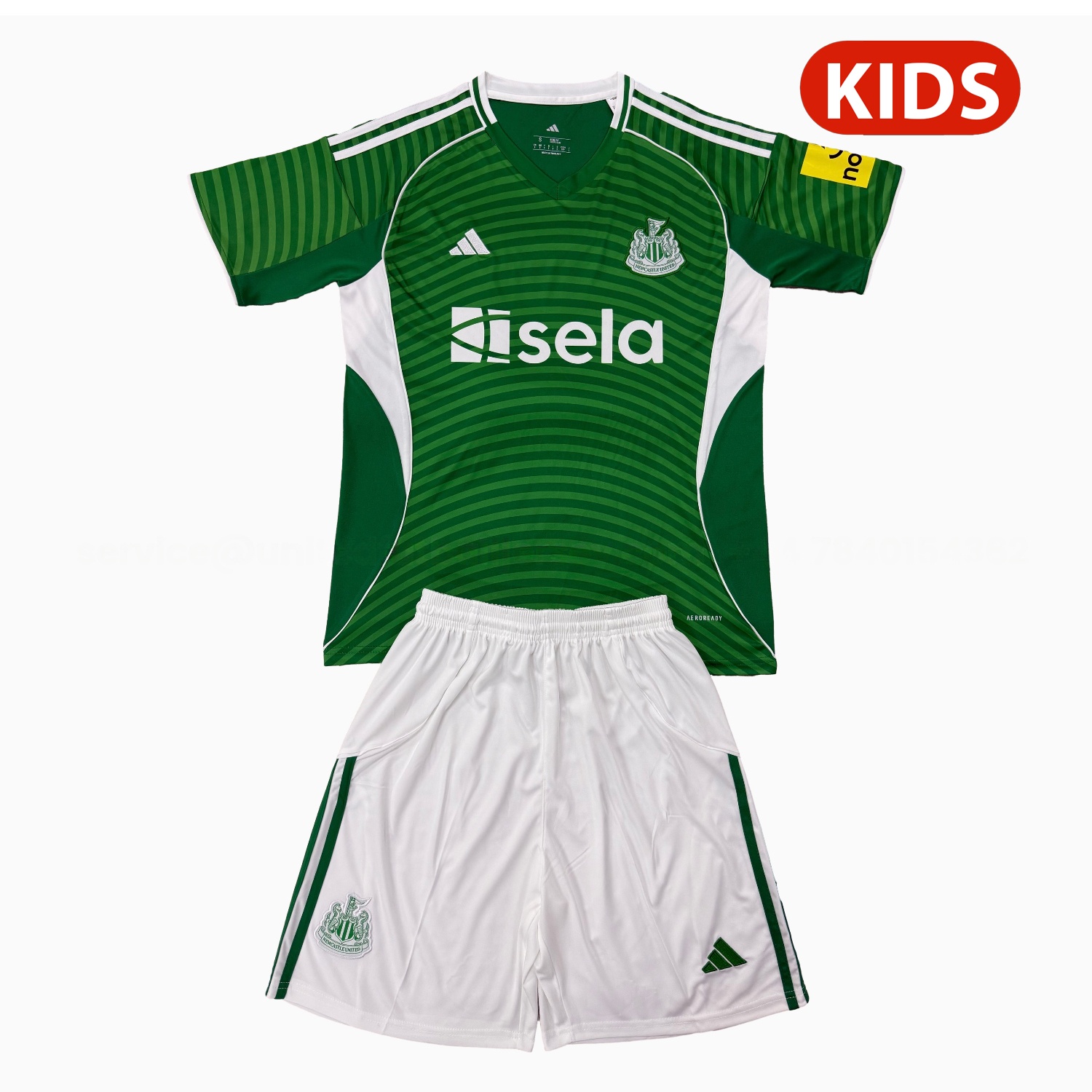 Newcastle United 25-26 Away Kids Kit - JerseysGala