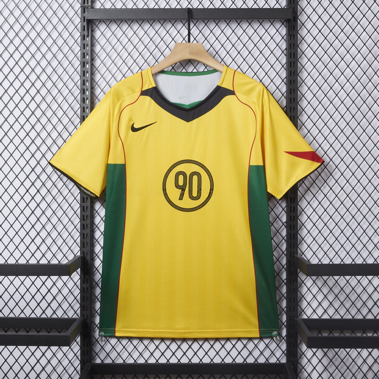Brazil 25-26 Retro Style Total 90 Yellow Jersey - Fans Version - JerseysGala