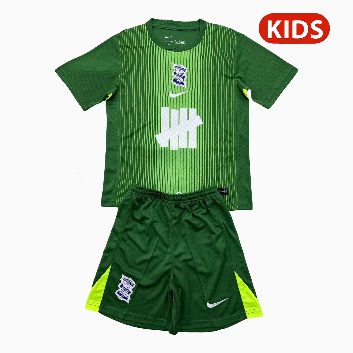 Birmingham City 25-26 Green Goalkeeper Kids Kit - JerseysGala