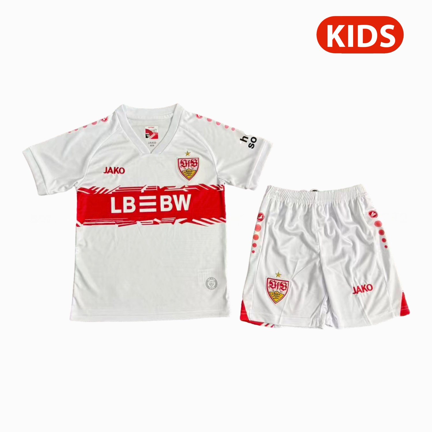 VfB Stuttgart 25-26 Home Kids Kit - JerseysGala