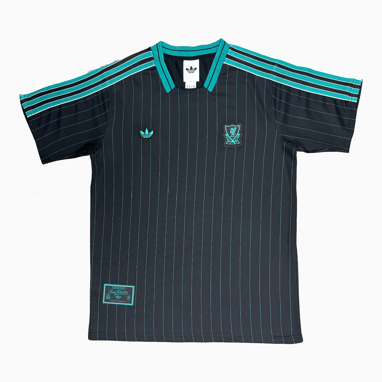 Liver.pool 25-26 Icon Range Travel Special Edition Black Jersey - Fans Version - JerseysGala