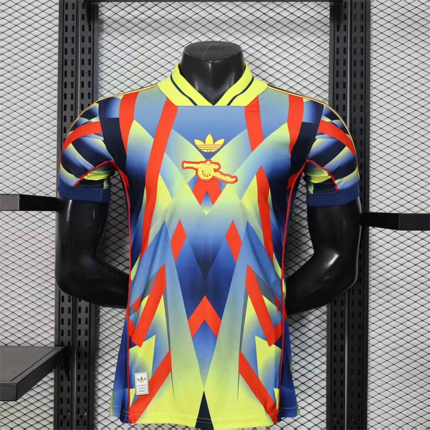 Arsenal 25-26 Red Yellow Blue LFSTLR Jersey - Player Version - JerseysGala