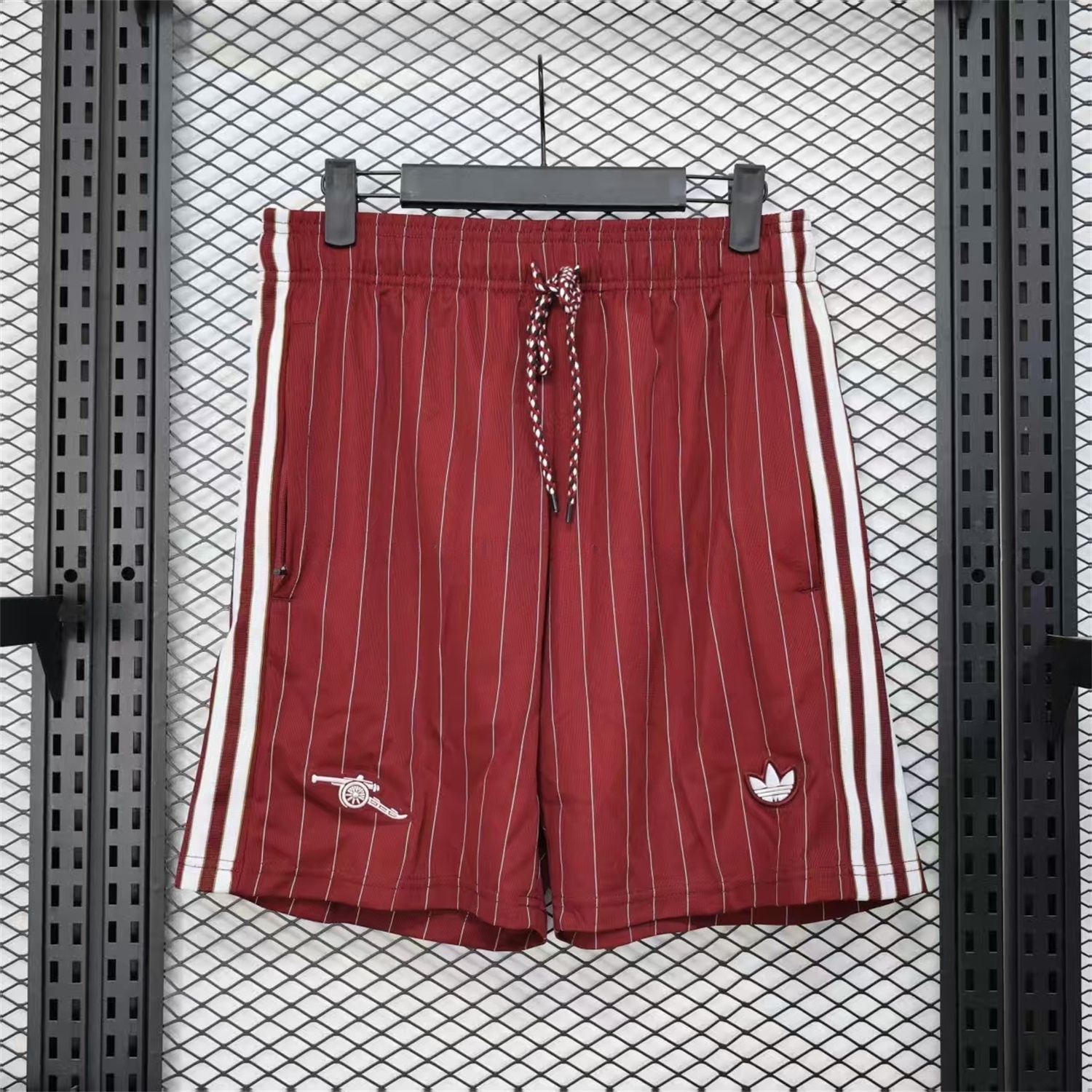 Arsenal 25-26 Trefoil Red Travel Shorts - Player Version - JerseysGala