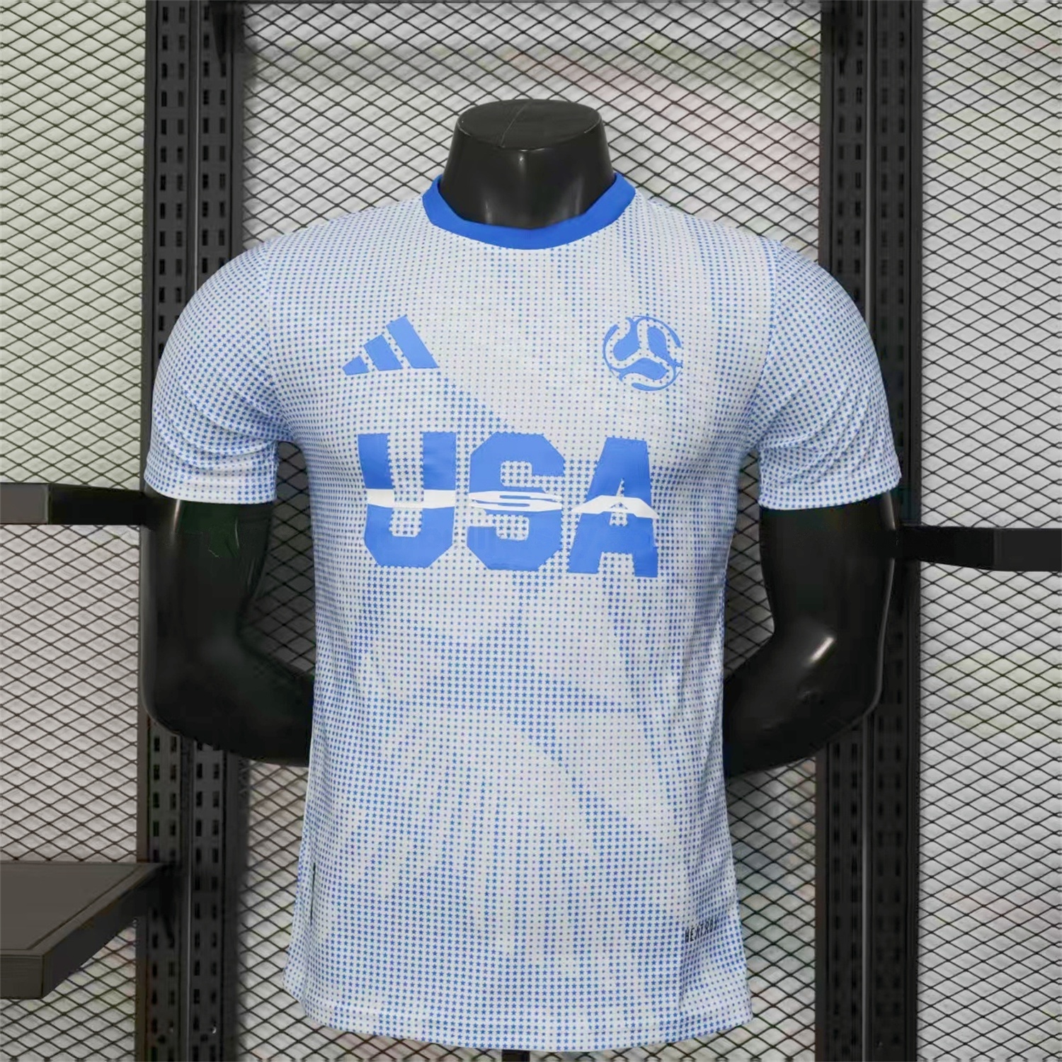 United States USA 25-26 World Cup Promotion Blue Jersey - Player Version - JerseysGala