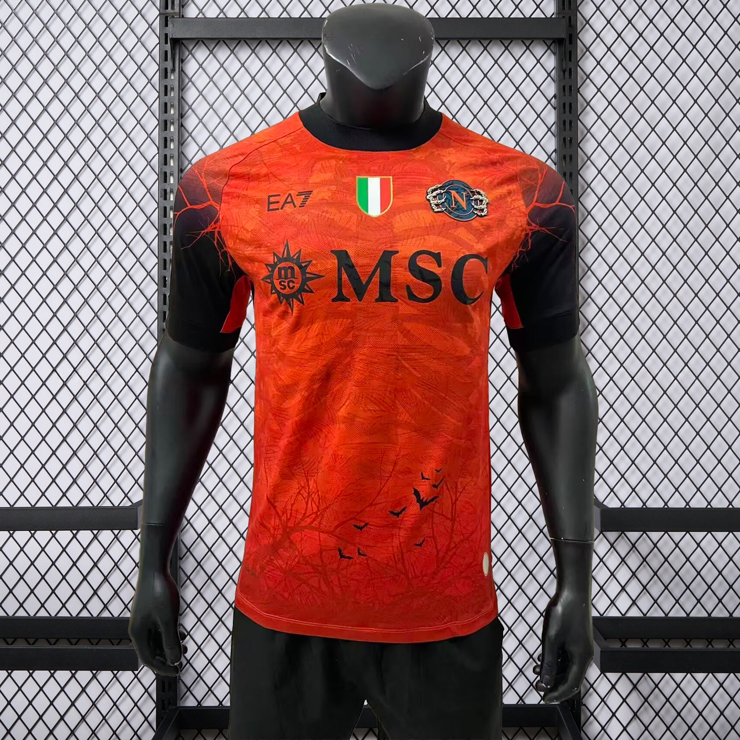 Napoli 25-26 Halloween Orange Goalkeeper Jersey - Player Version - JerseysGala