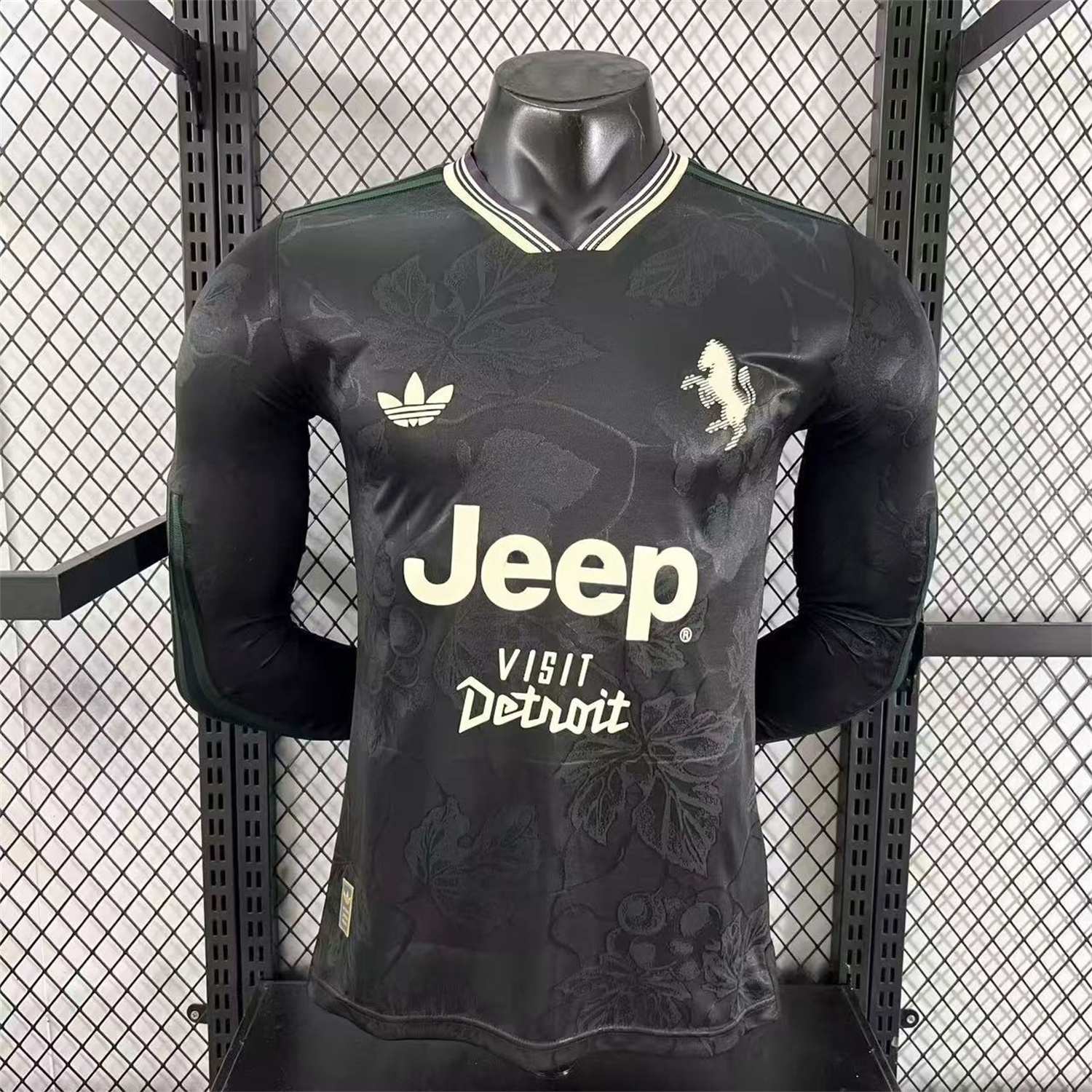 Juventus 25-26 Third Black Long Sleeves Jersey - Player Version - JerseysGala