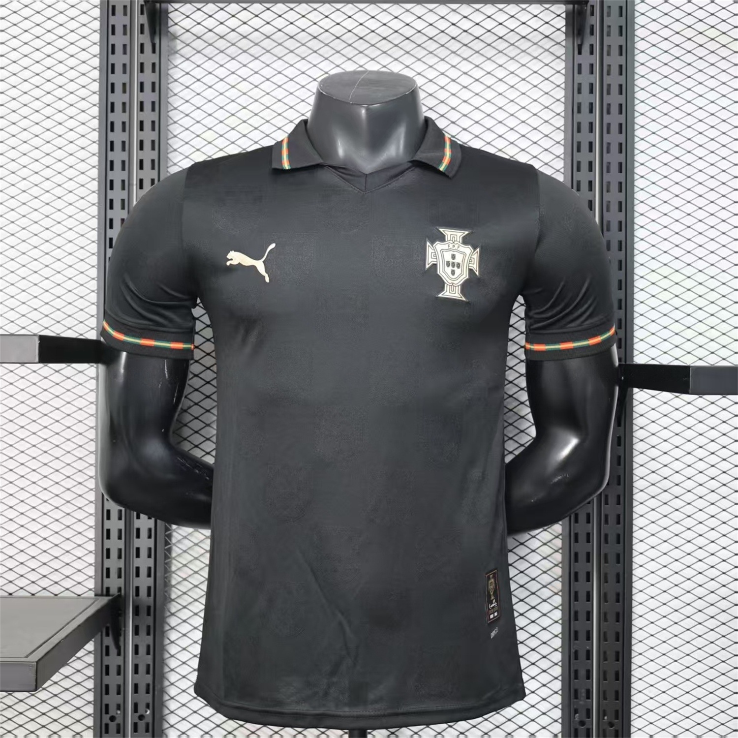 Portugal 2026 Away Black Jersey (Leaked Version) - Player Version - JerseysGala