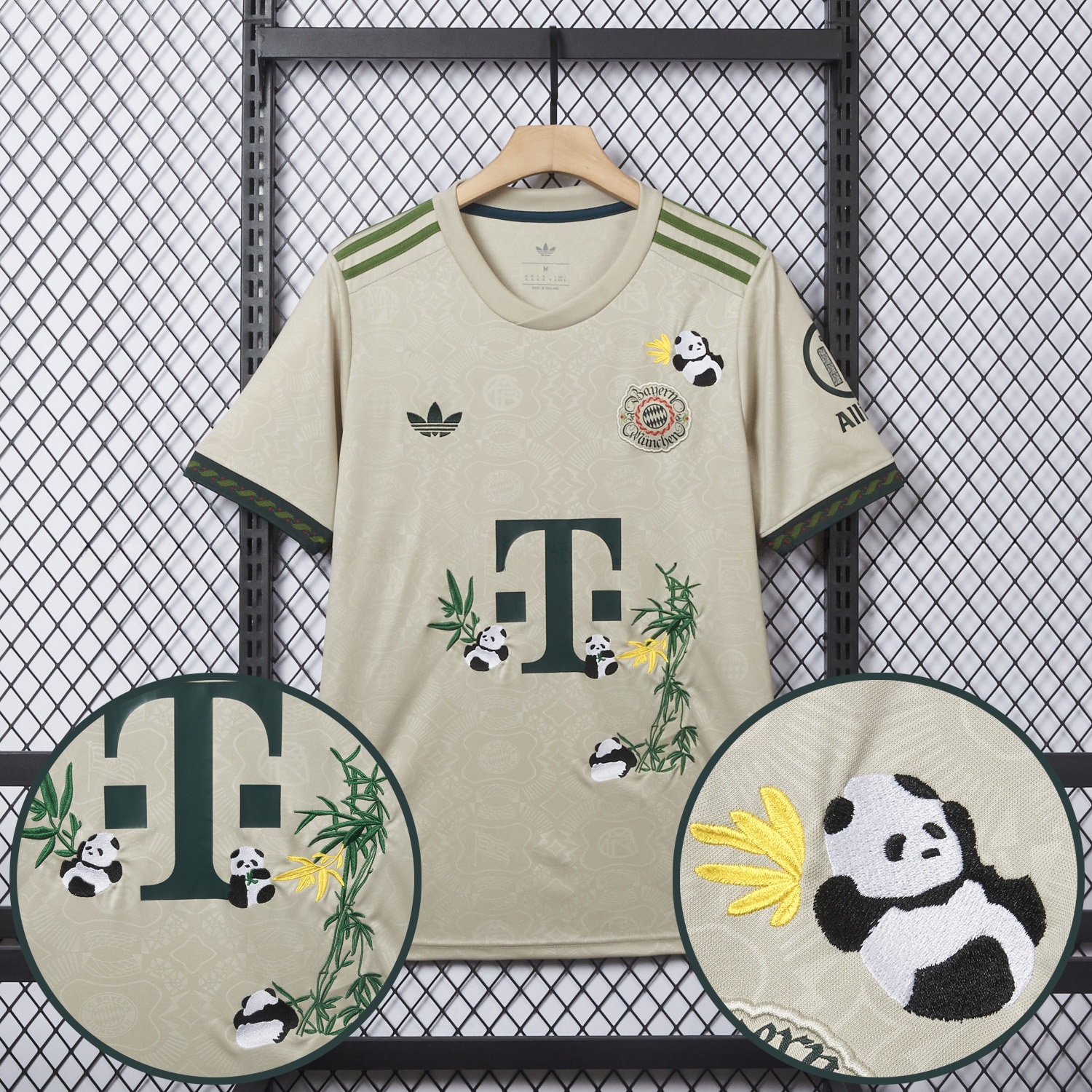 【Panda Bamboo Embroidered Version】Bayern Munich 25-26 Oktoberfest Jersey - Fans Version - JerseysGala