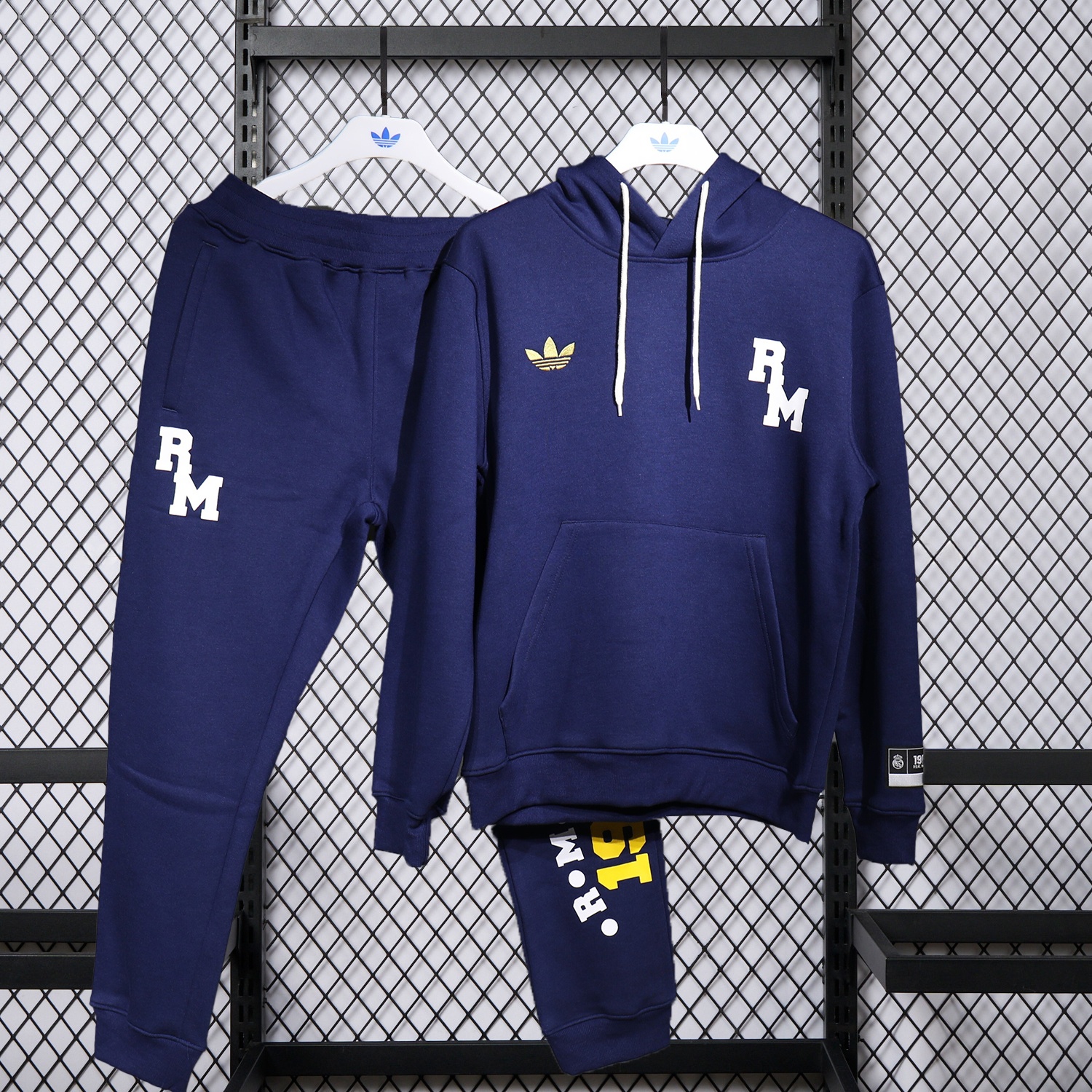 Real Madrid 25-26 Pure Color 1902 Training Set - Dark Blue Top and Dark Blue Pants - JerseysGala
