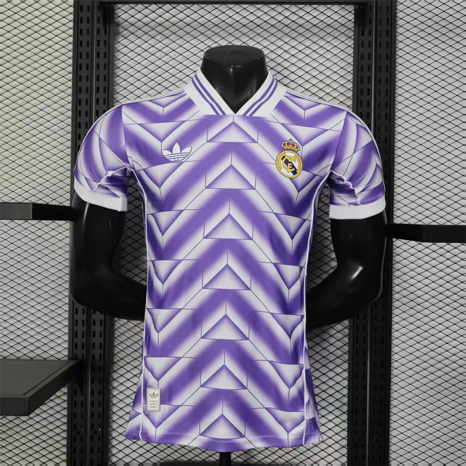 Real Madrid 25-26 Refracted Purple Light White Special Jersey - Player Version - JerseysGala